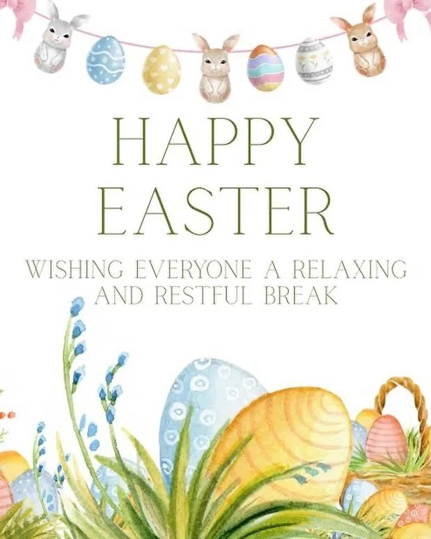 Easter Break &amp; School Holiday Hours

I&rsquo;m taking a little Easter break over here 🫶

Following that, as we roll into the school holidays (through to 19th April), I&rsquo;ll be working reduced hours while the kids are home &mdash; soaking up 