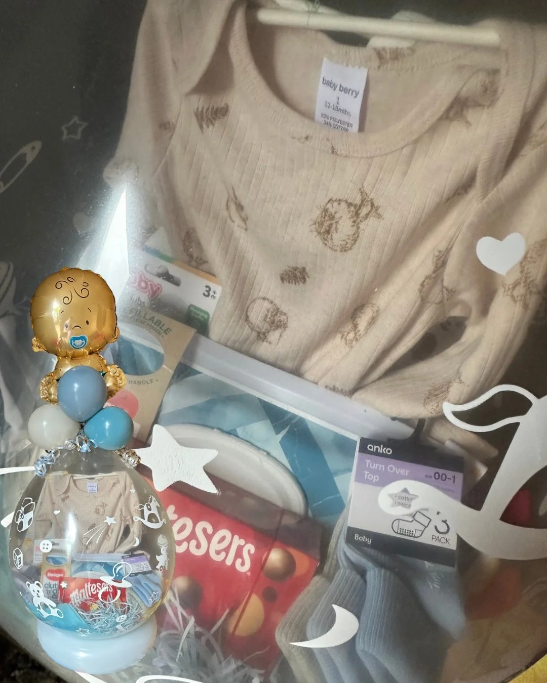 🎈 A BALLOON FULL OF LITTLE SURPRISES 🎁

This one definitely got people talking! 😍

Because what&rsquo;s better than a beautiful balloon display? A stuffed balloon packed full of gifts to go with it!

Cute little outfits, wipes, teethers, toys and 