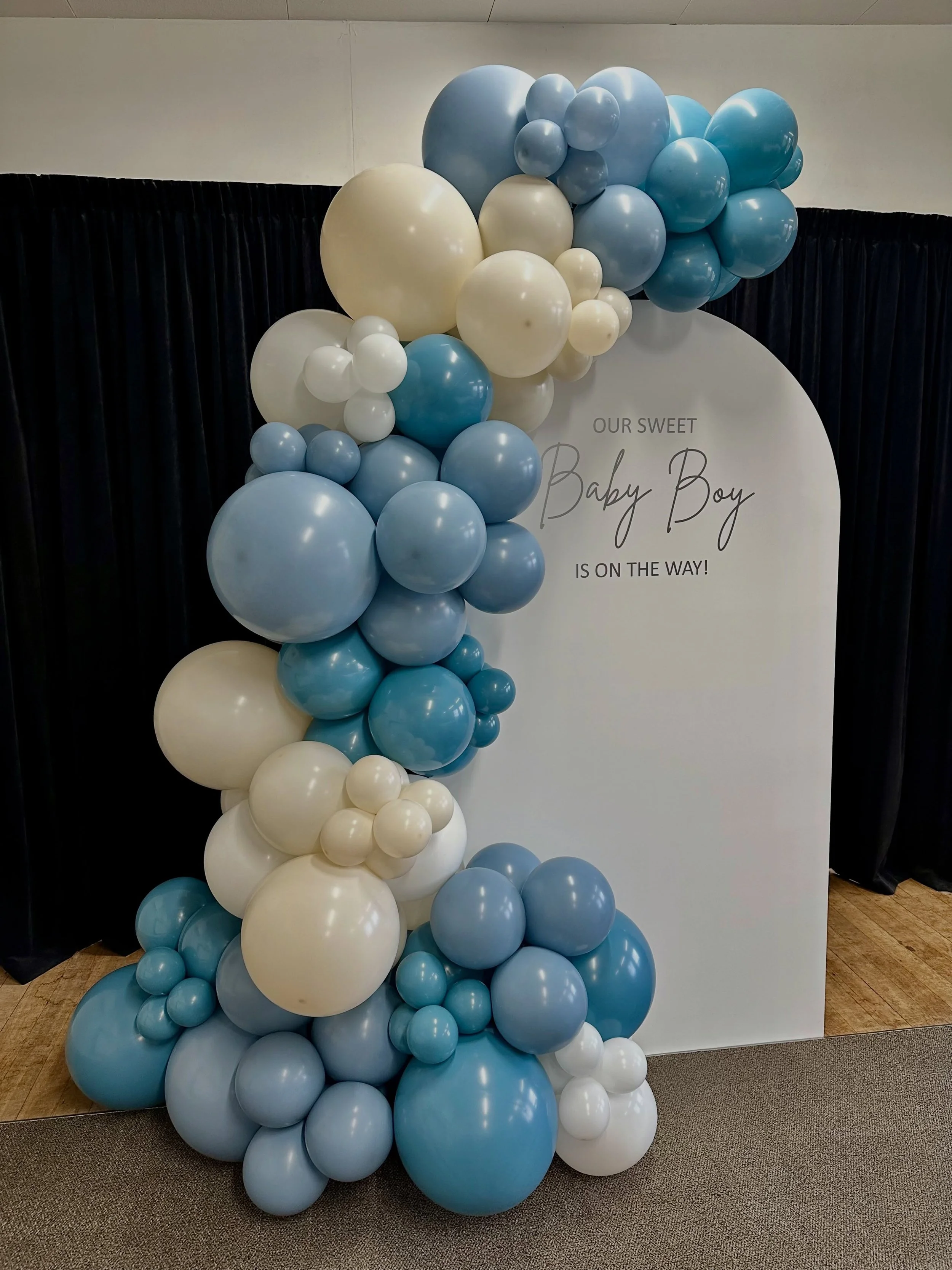 💙 A SWEET BABY BOY IS ON THE WAY 💙

A beautiful little celebration for a very special arrival coming soon! Because before those tiny fingers and toes arrive, there&rsquo;s plenty of celebrating to be done. 🥰

Shades of blue and white, paired with 