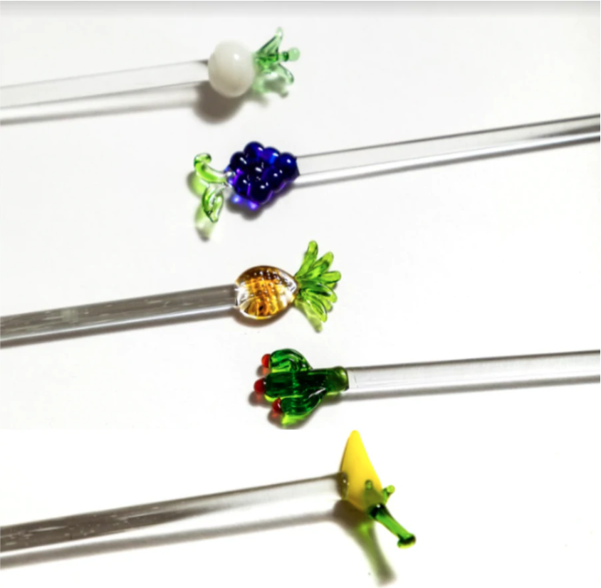 xula set of 5 (artisanal glass poker) - $25 - "ELEGANJA" for 20% off