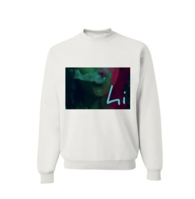 Bouqé White "HI" Long Sleeve Tee - $45.00 - "ELEGANJA" for 10% off