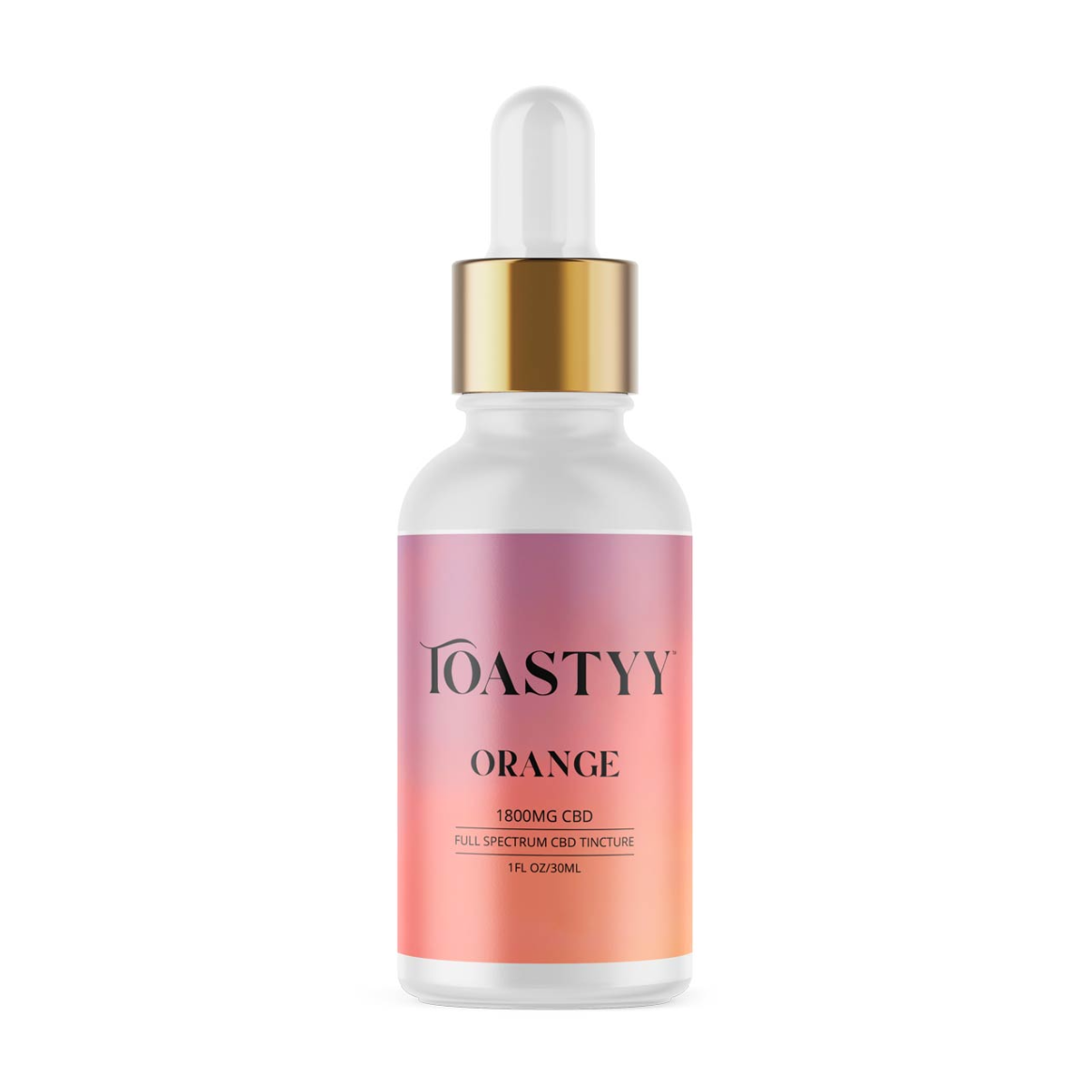 Toastyy Full Spectrum CBD Orange Tincture 1800mg - $59.99 - "ELEGANJA" for 20% off