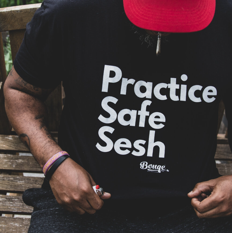 Bouqé Practice Safe Sesh Tee - $29.99 - "ELEGANJA" for 10% off