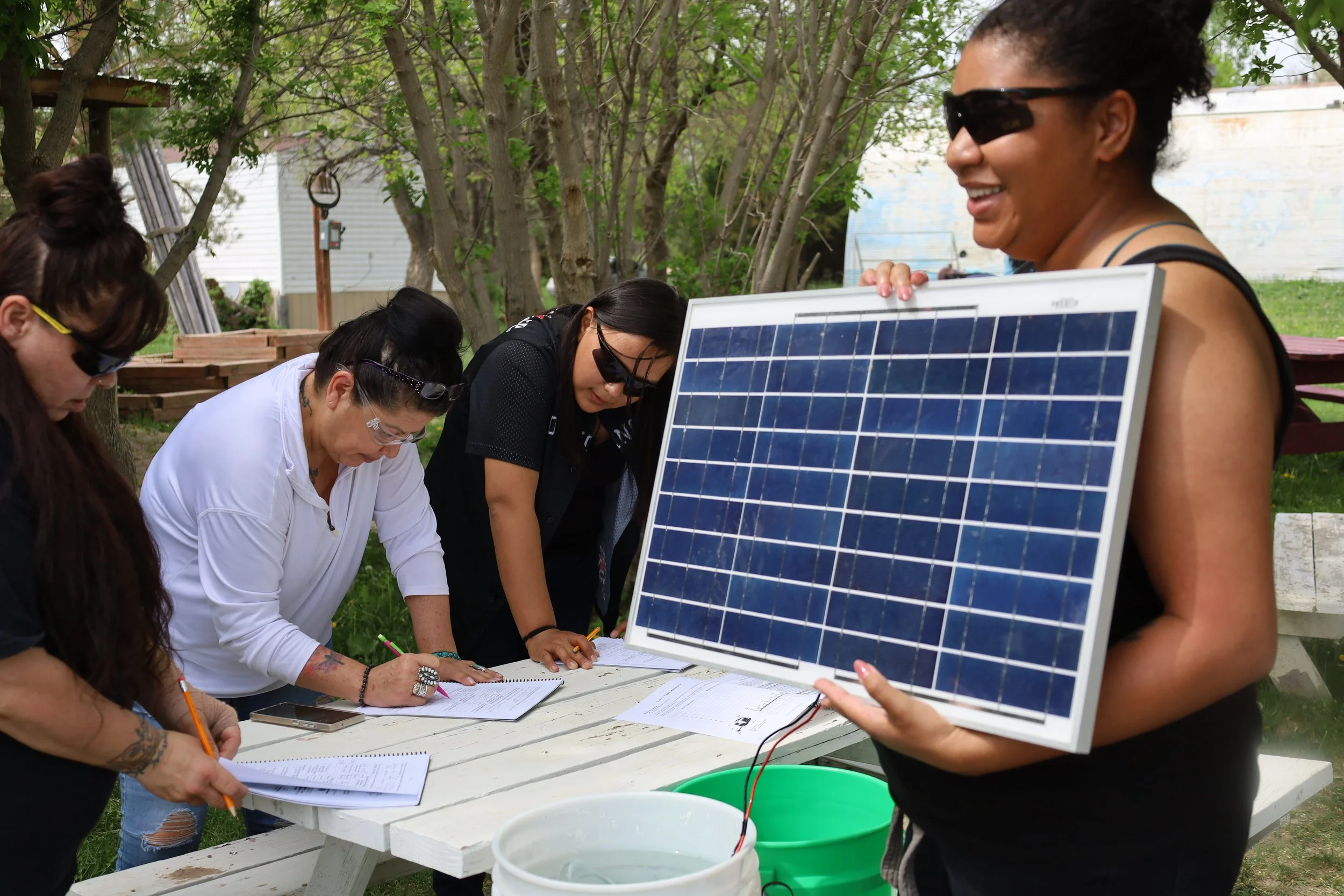 Jacinta G with module.JPG