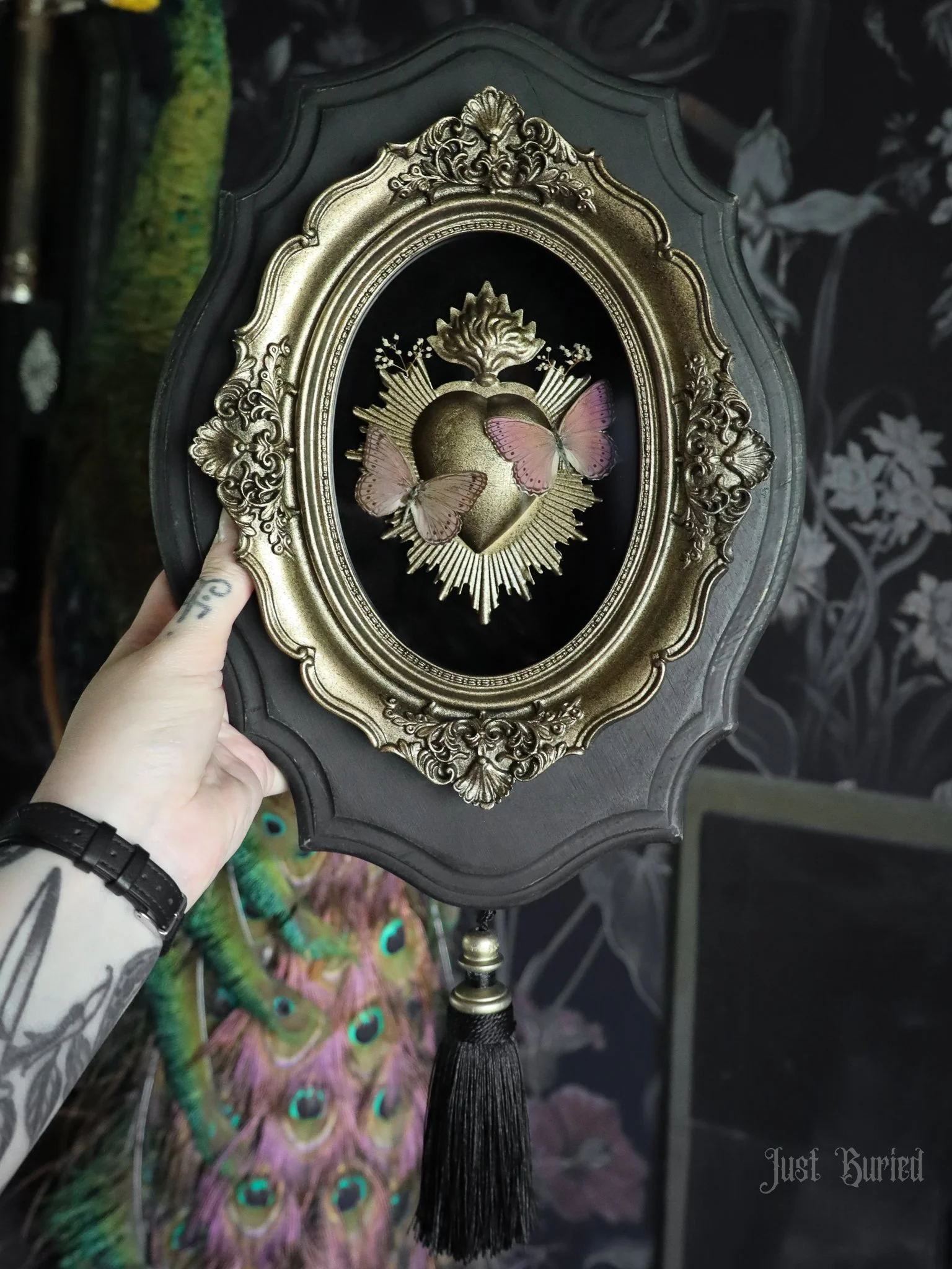 Sacred Heart Spotted Lilac Tree Nymph Butterflies