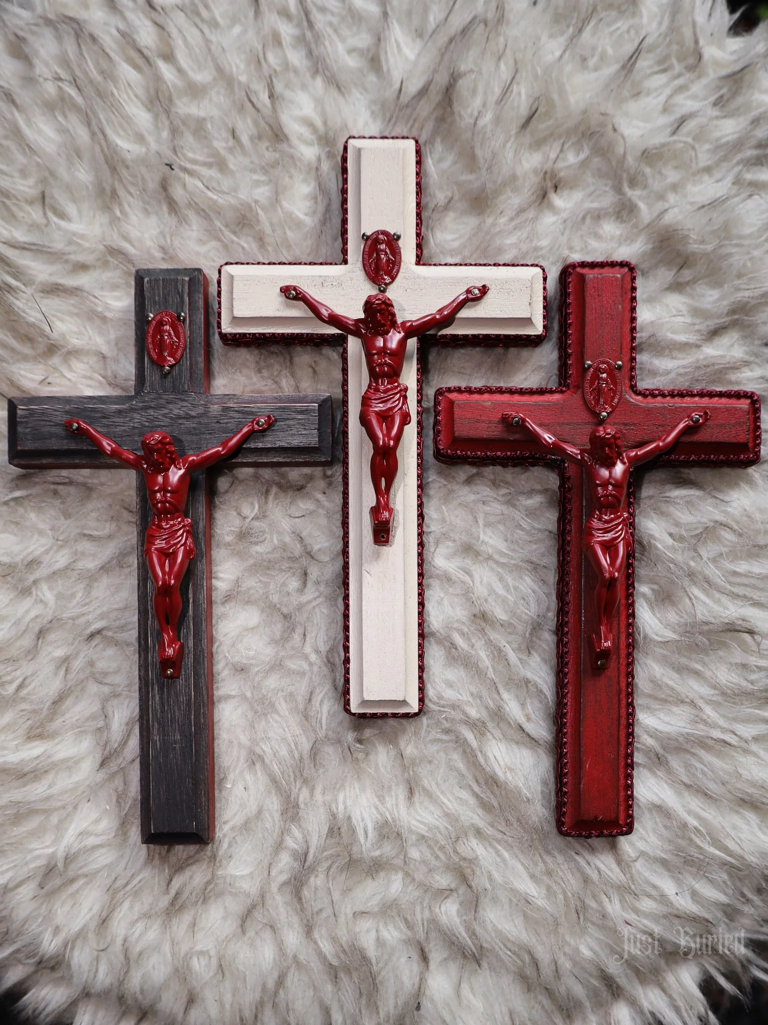 Petite Wall Crucifix -Ready to Ship- Multiple Variants
