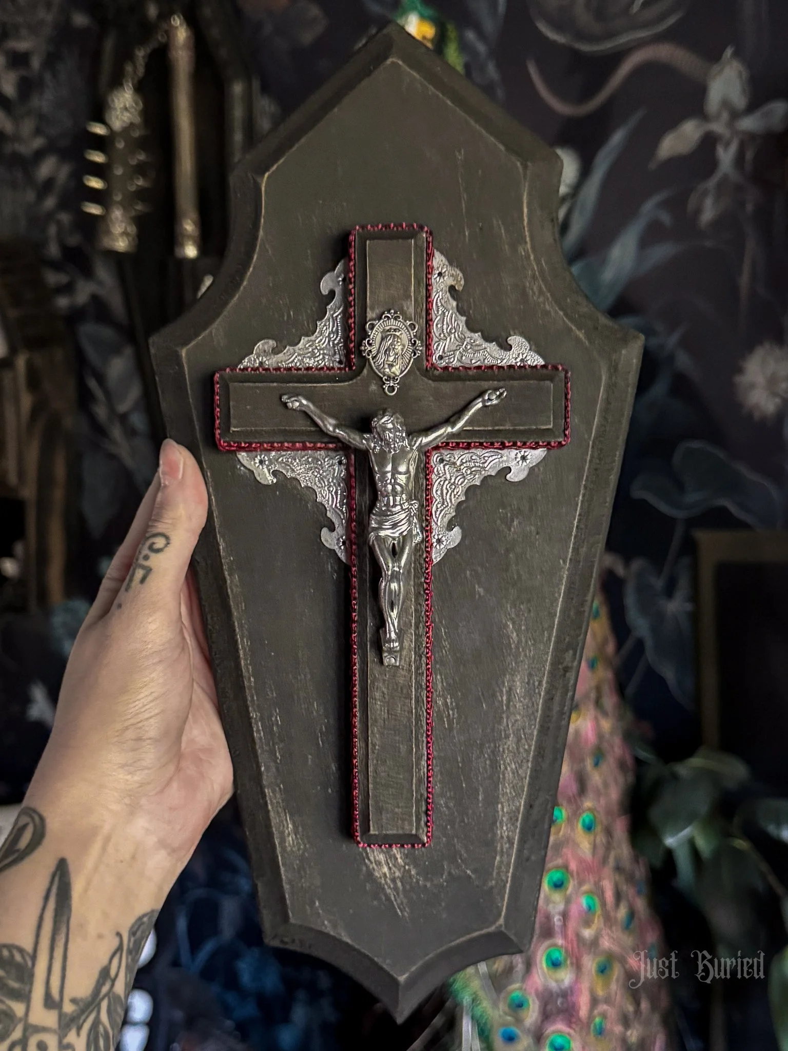 Crucifix Wall Sconce - Multiple Variants
