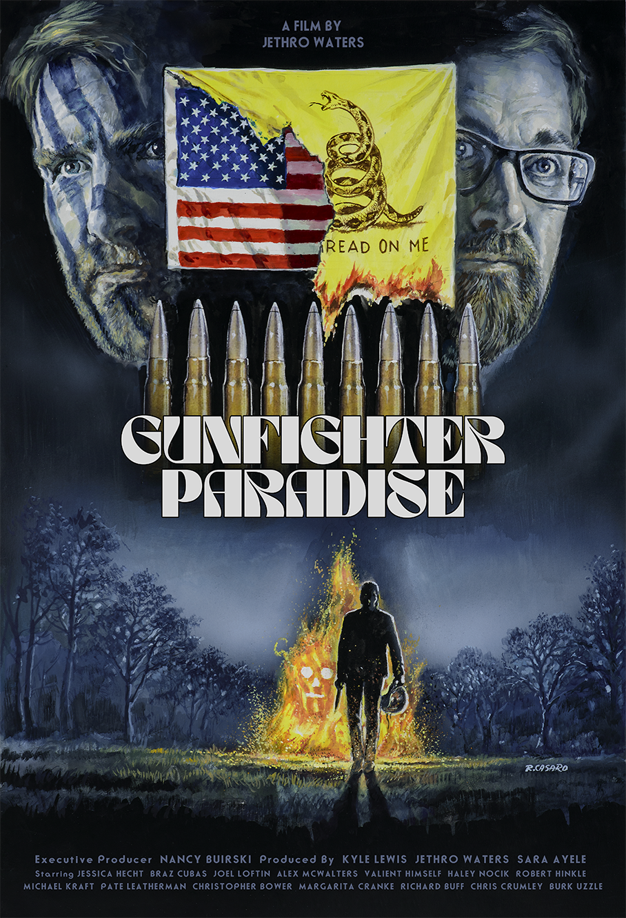 Gunfighter Paradise Original Poster by Renato Casaro