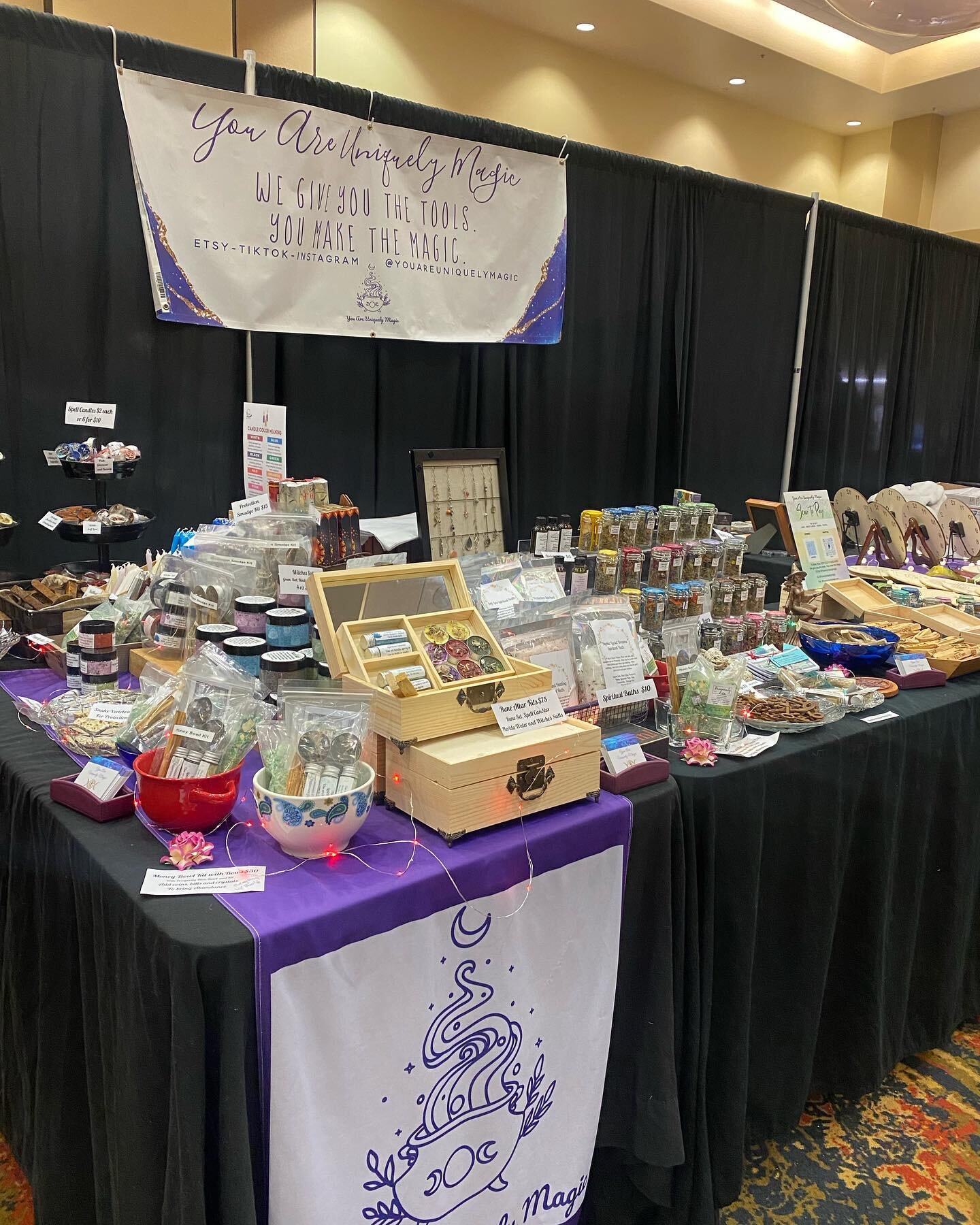 Last day! Come see us and all the amazing vendors at The Crystal Festival! At the Davis Conference Center! We are here until 8pm!