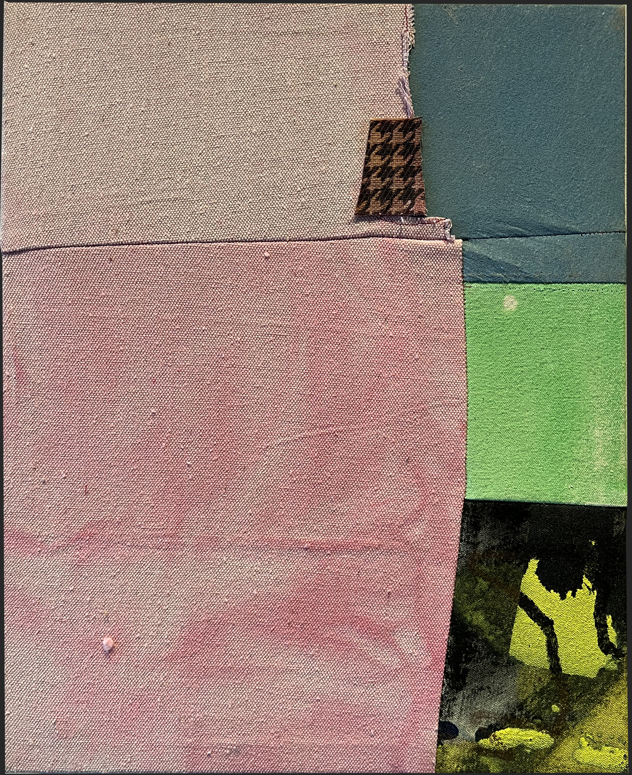 Nate Flink, Prince doesn't vote,  mixed mediam 17" x 14",  2025