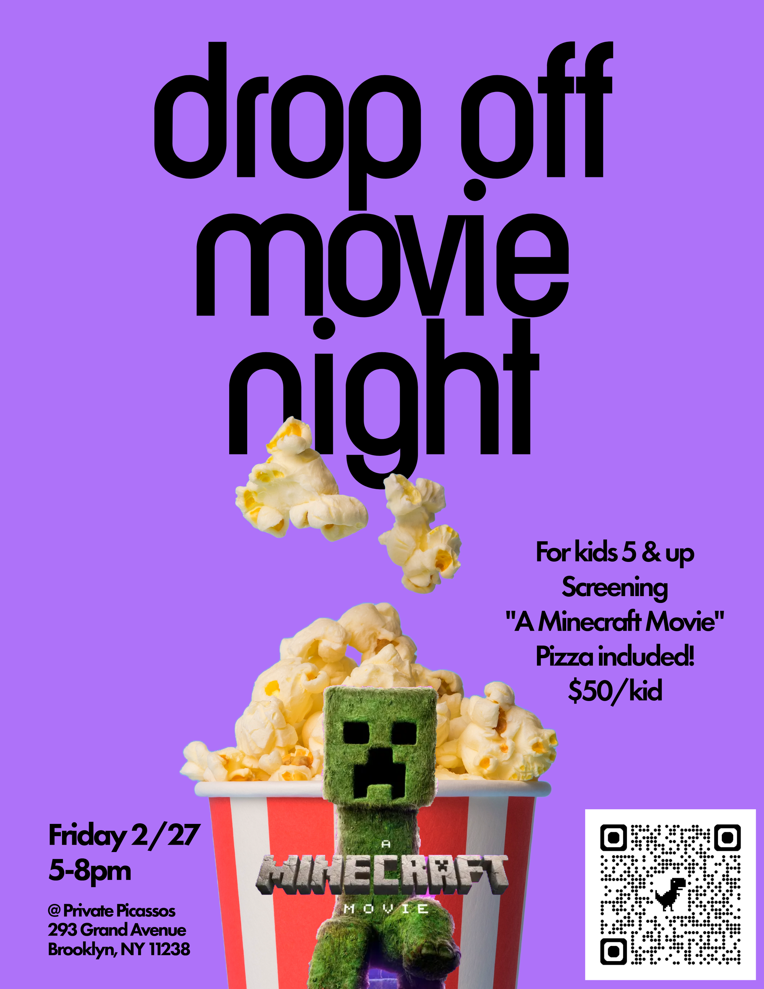 Drop-Off Movie Night ~ A Minecraft Movie!