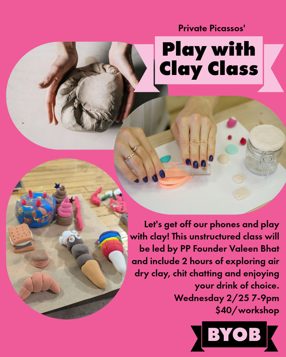 Play with Clay Class for Grown Ups