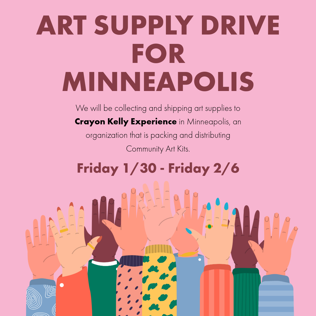 Art Supply Drive for Minneapolis 