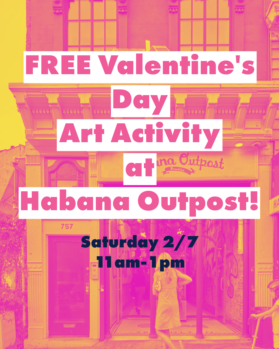 FREE Valentine's Day Art Project @ Habana Outpost