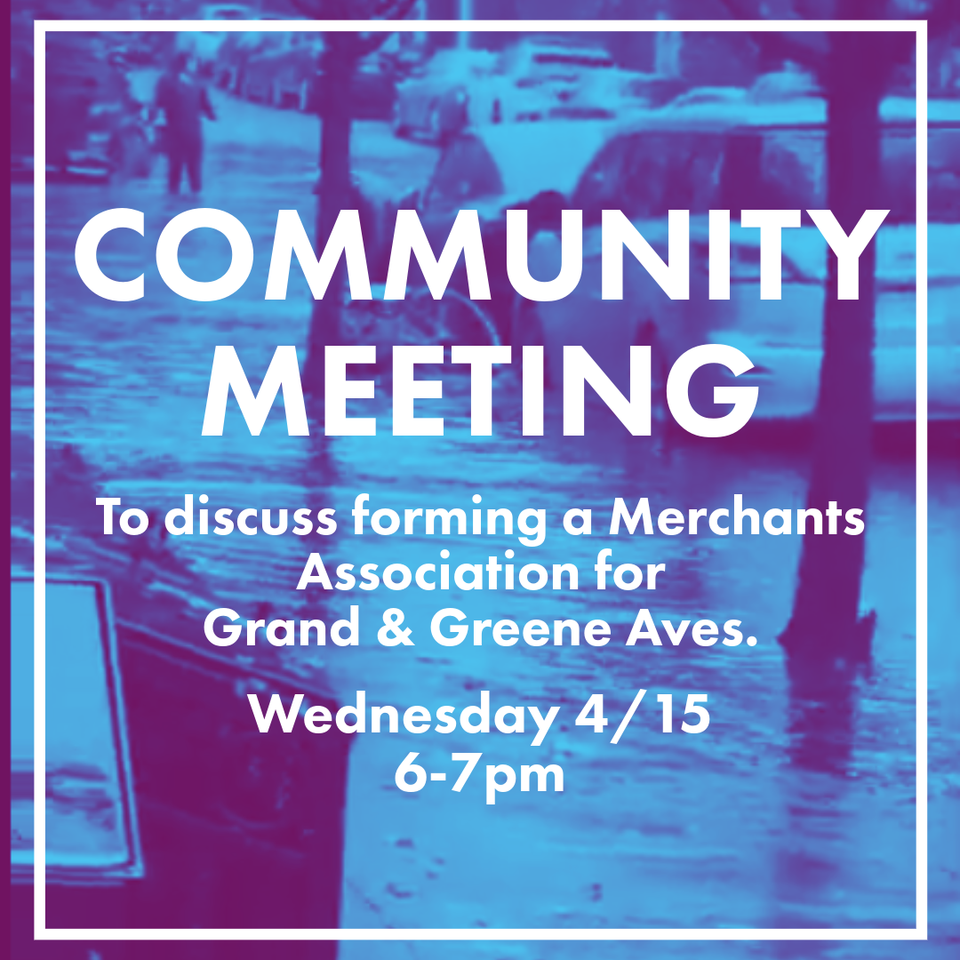 Community Meeting re: Forming a Merchant’s Association