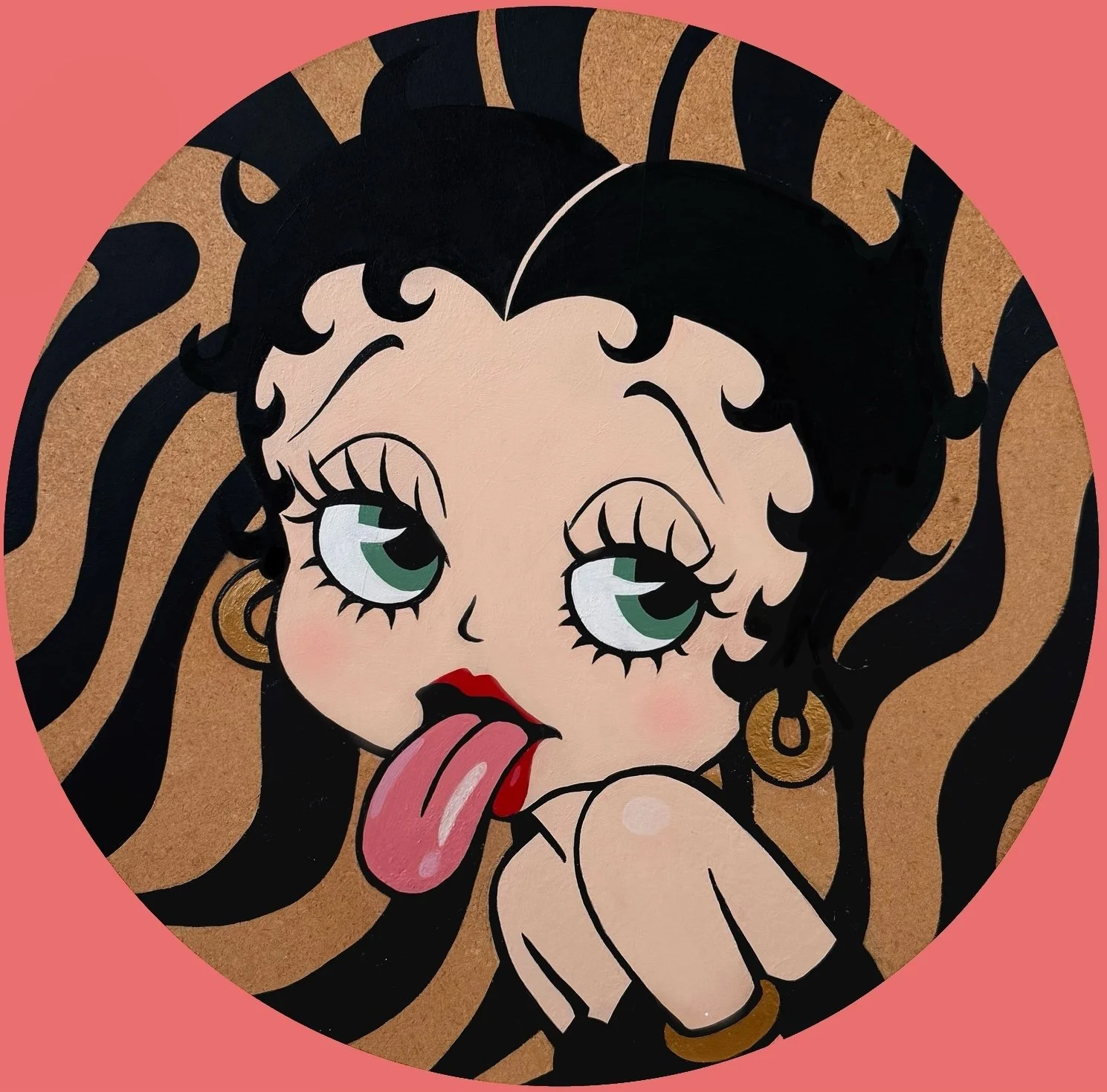 Bratty Boop - Matte Fine Art Poster 16"