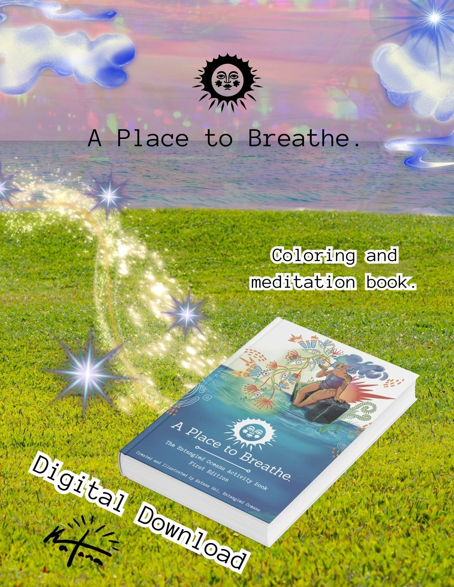 A Place to Breathe: Digital Download Coloring Book