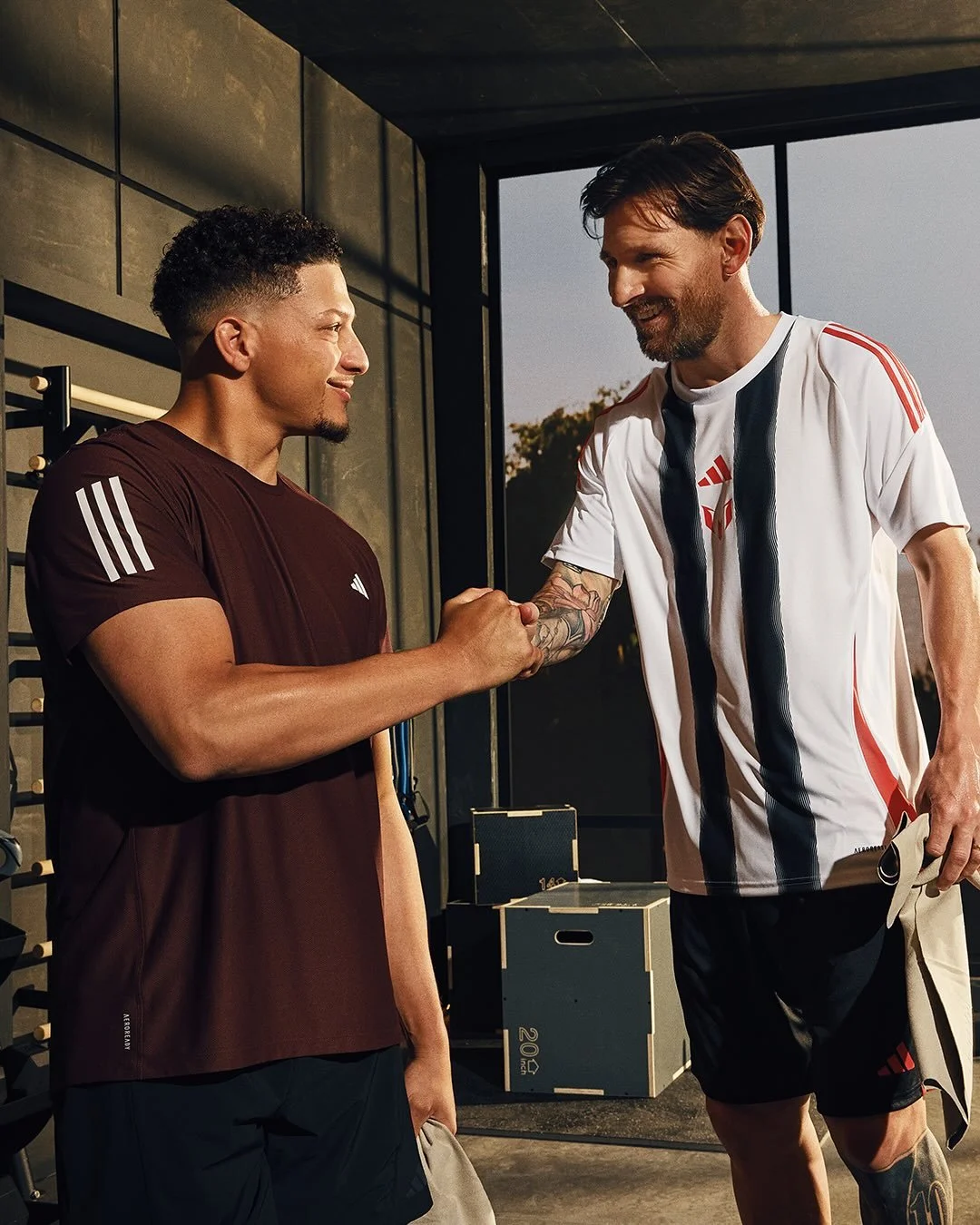 Retouching and color by KPOST for @opinionatedagency @adidas @leomessi @patrickmahomes