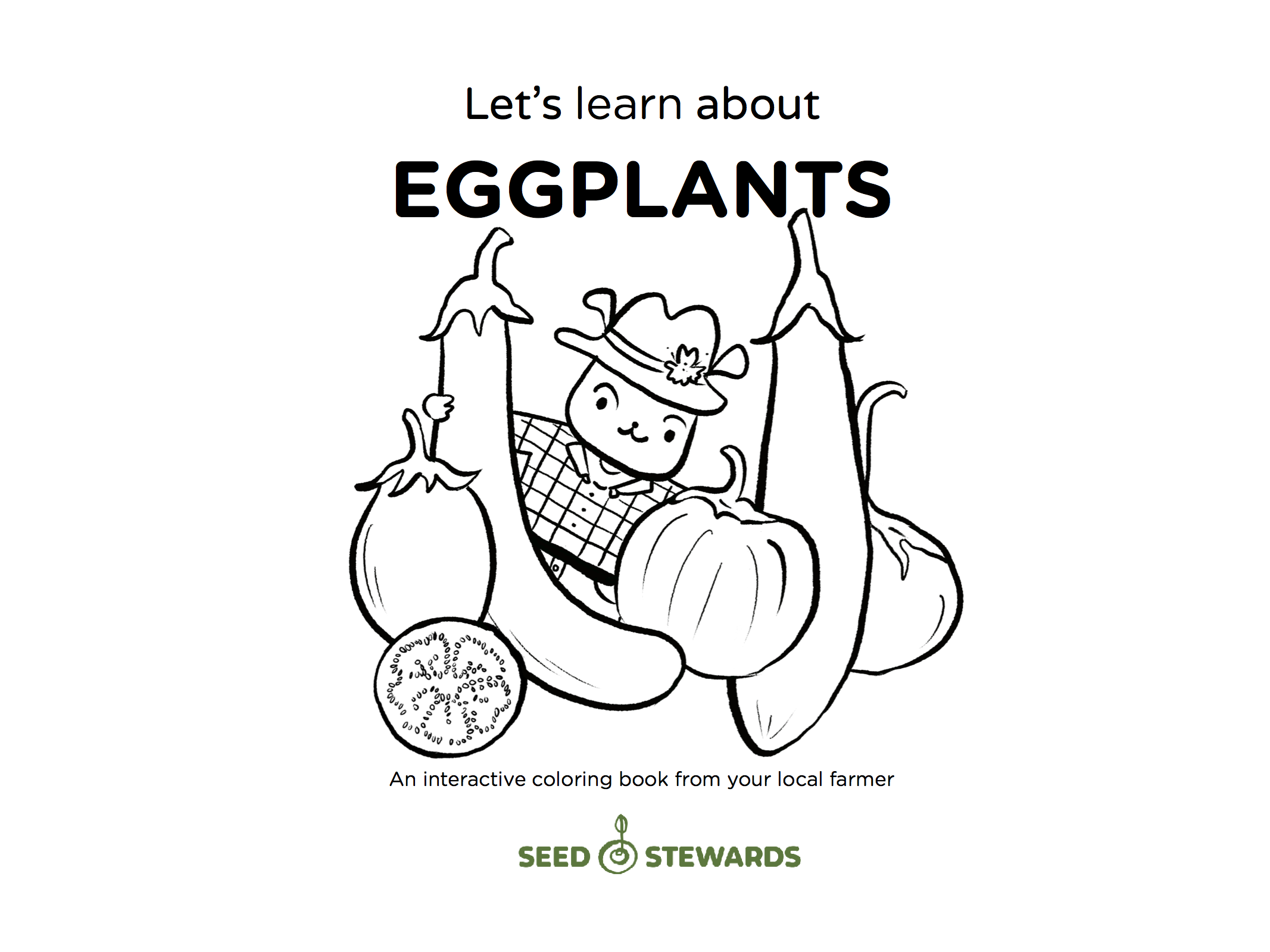 Eggplant Coloring Pages Eggplant Coloring Pages