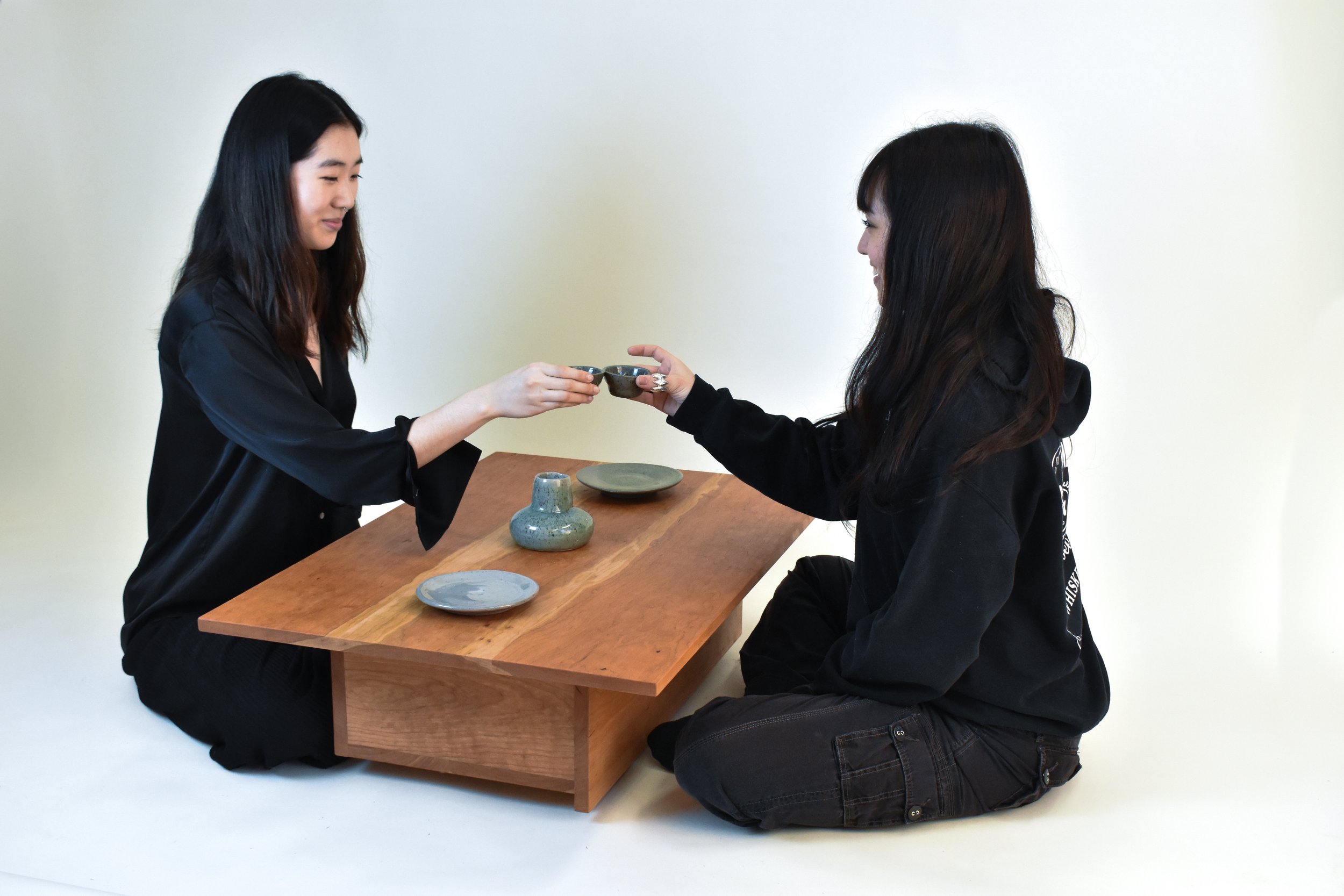 Sake Set on Table