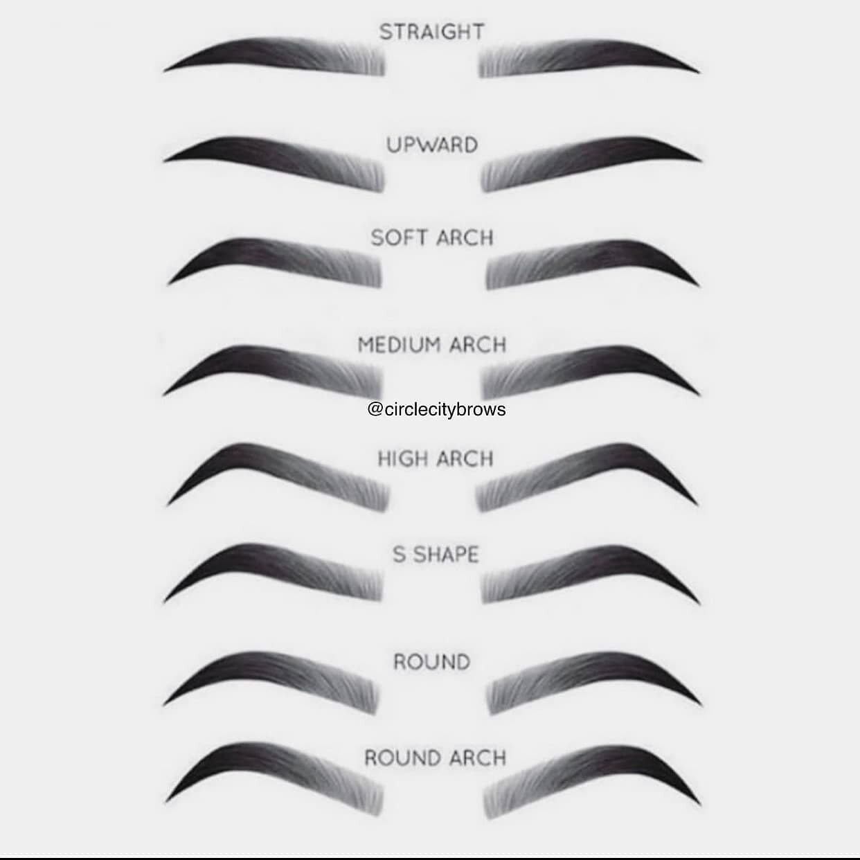 Hello Friends! I need your help getting the word out :) Please comment which brow shape you love the best AND TAG 3 FRIENDS in the comments below! Most of this business is word of mouth- Your direct friends may not be interested in microblading for t