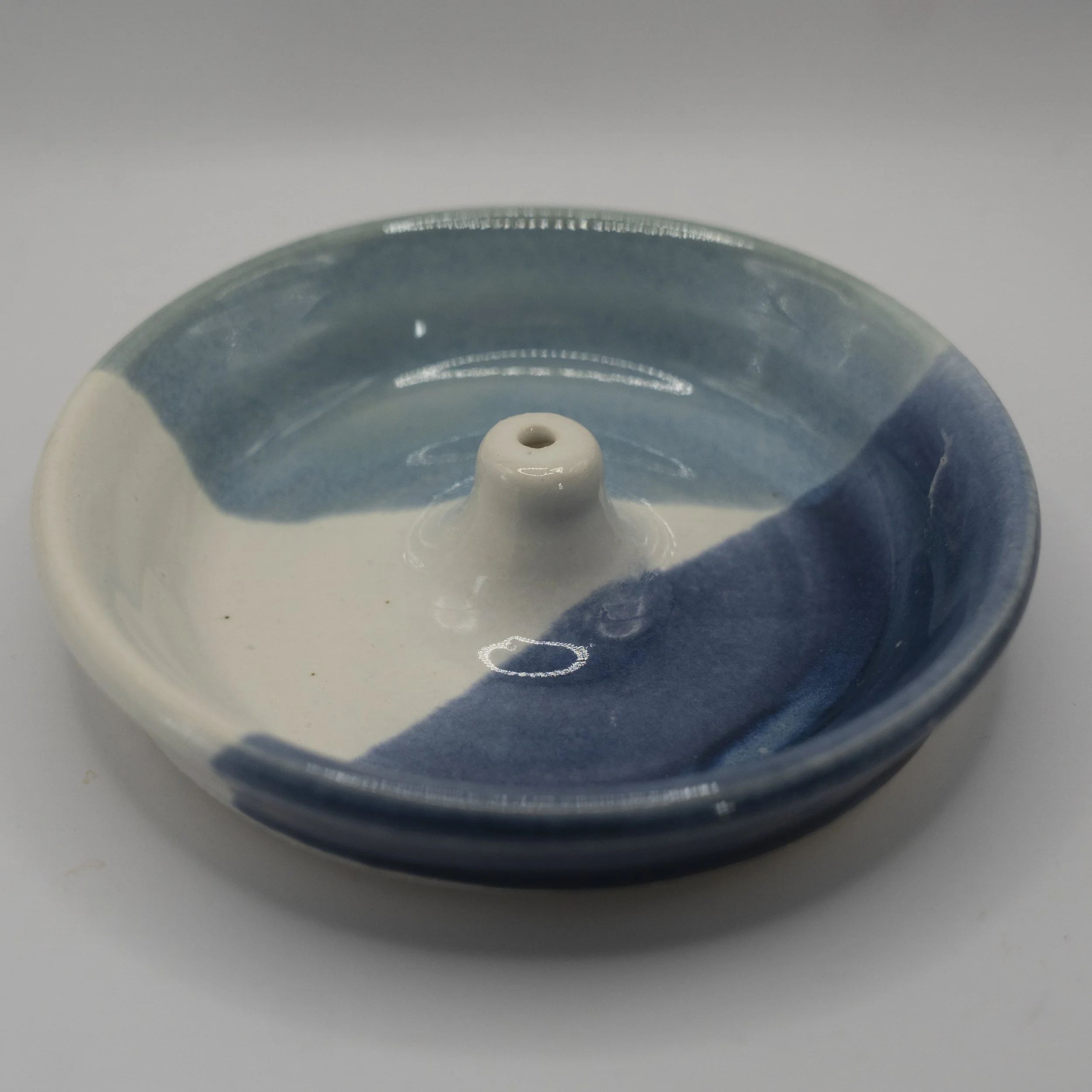 Triple Dip Ceramic Incense Holder