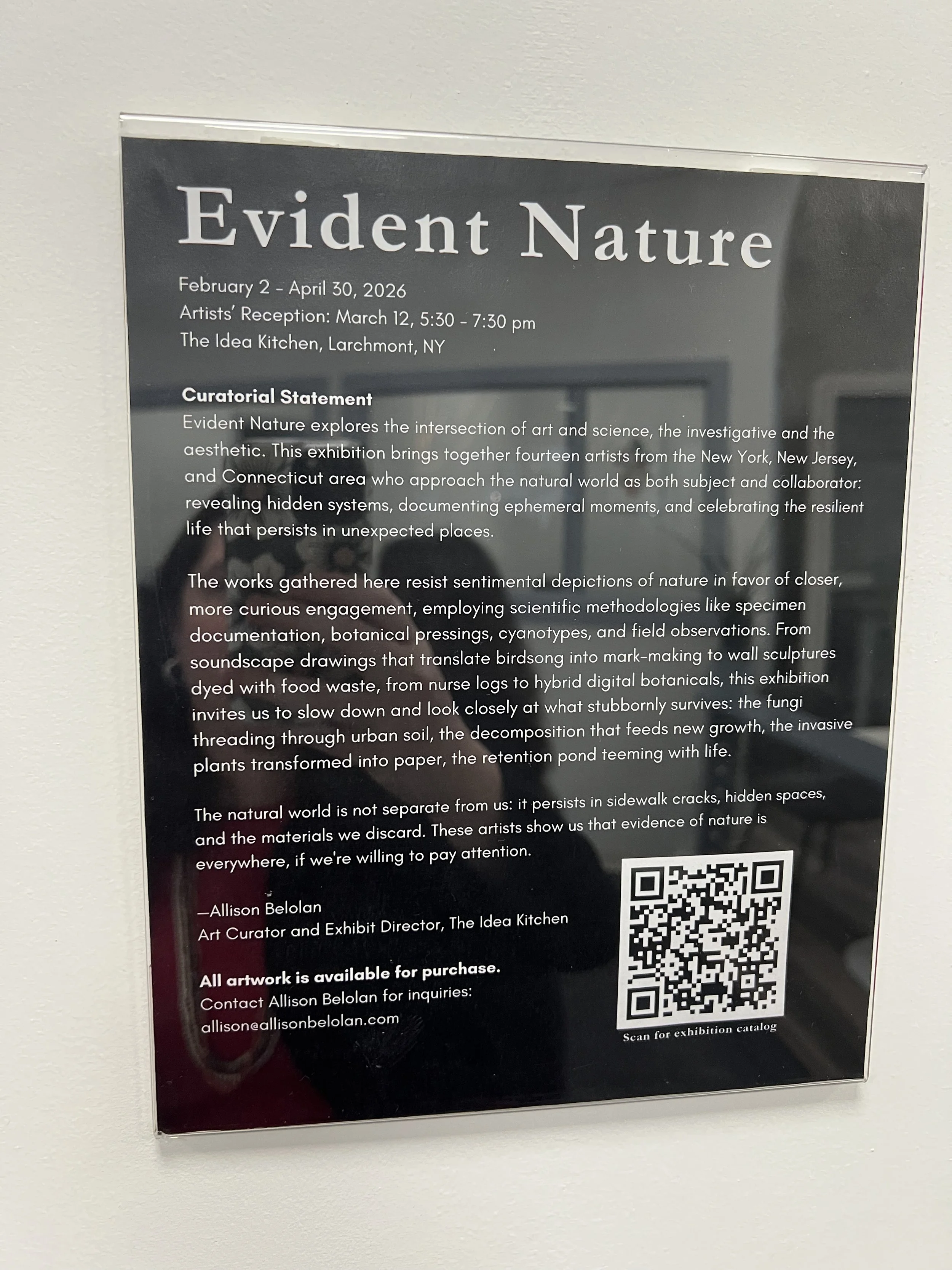 Evident Nature Artists’ Reception