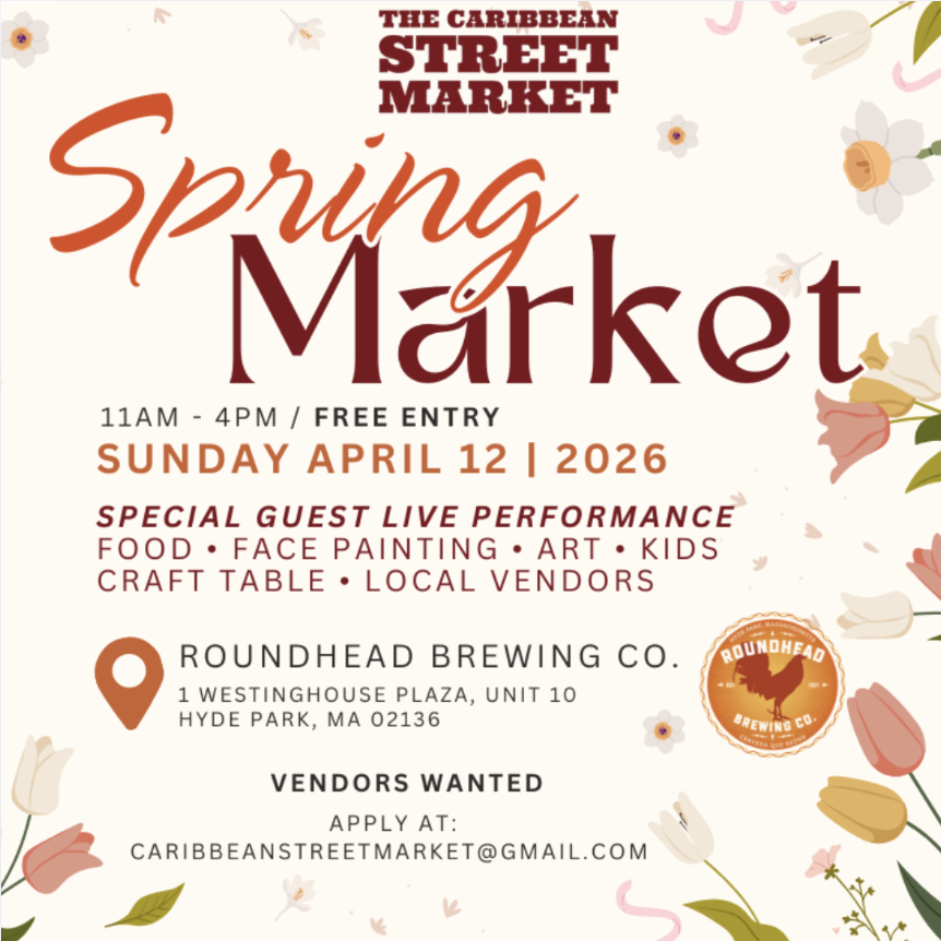 Caribbean Street Market at Roundhead Brewing*