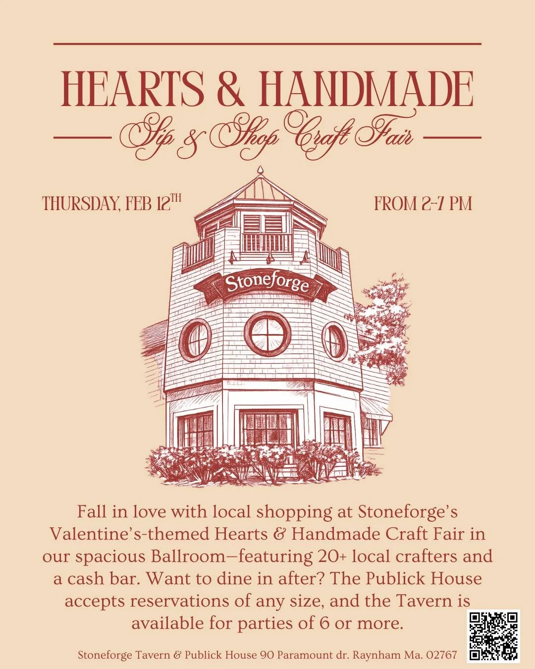 Hearts &amp; Handmade Sip &amp; Stroll Craft Faire-