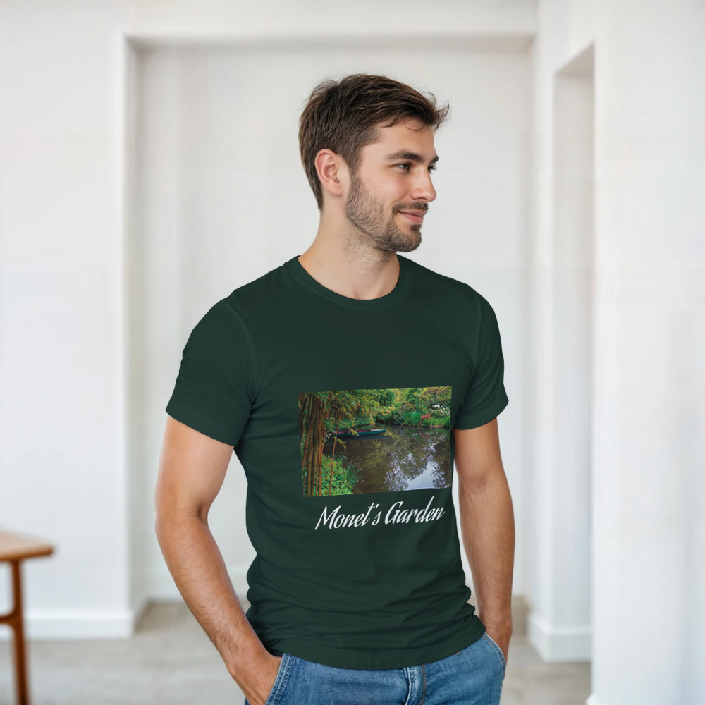 Floating Boat in Monet's Water Garden: 5x7 Print, T-Shirt, Phone Case or Greeting Card Pack