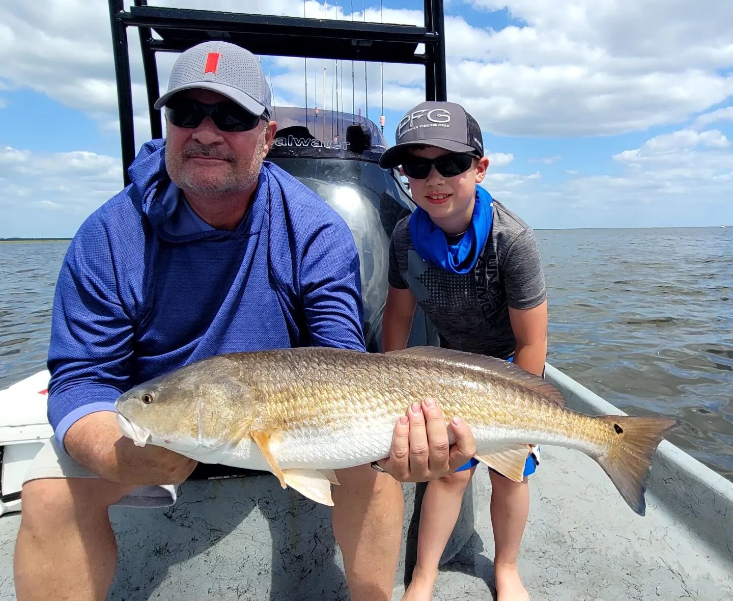 Jus Bo Bo and is poppop doing #family #vacation that includes #fishing with #southernsaltcharters