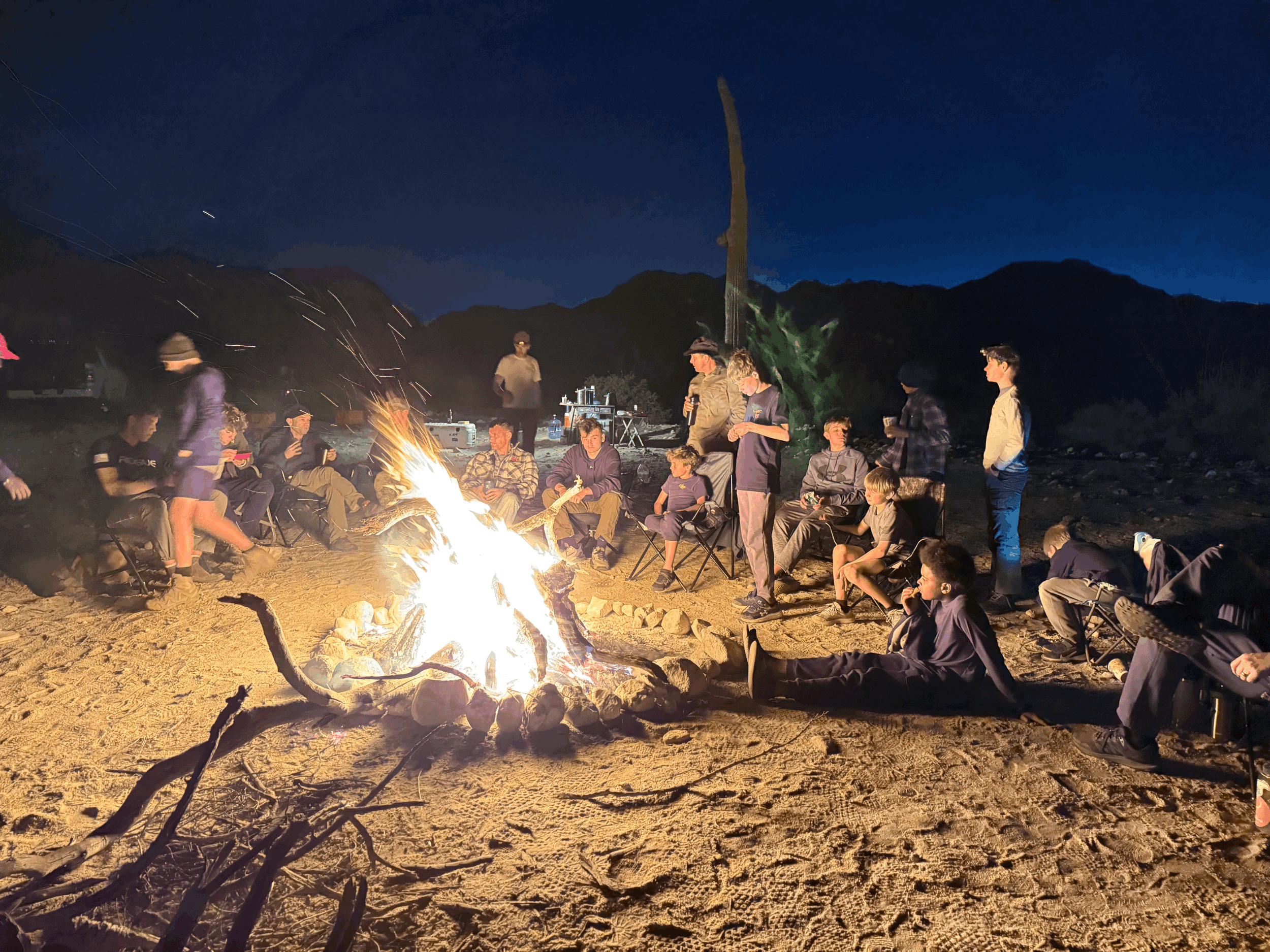 Valor camps out at Combat Village