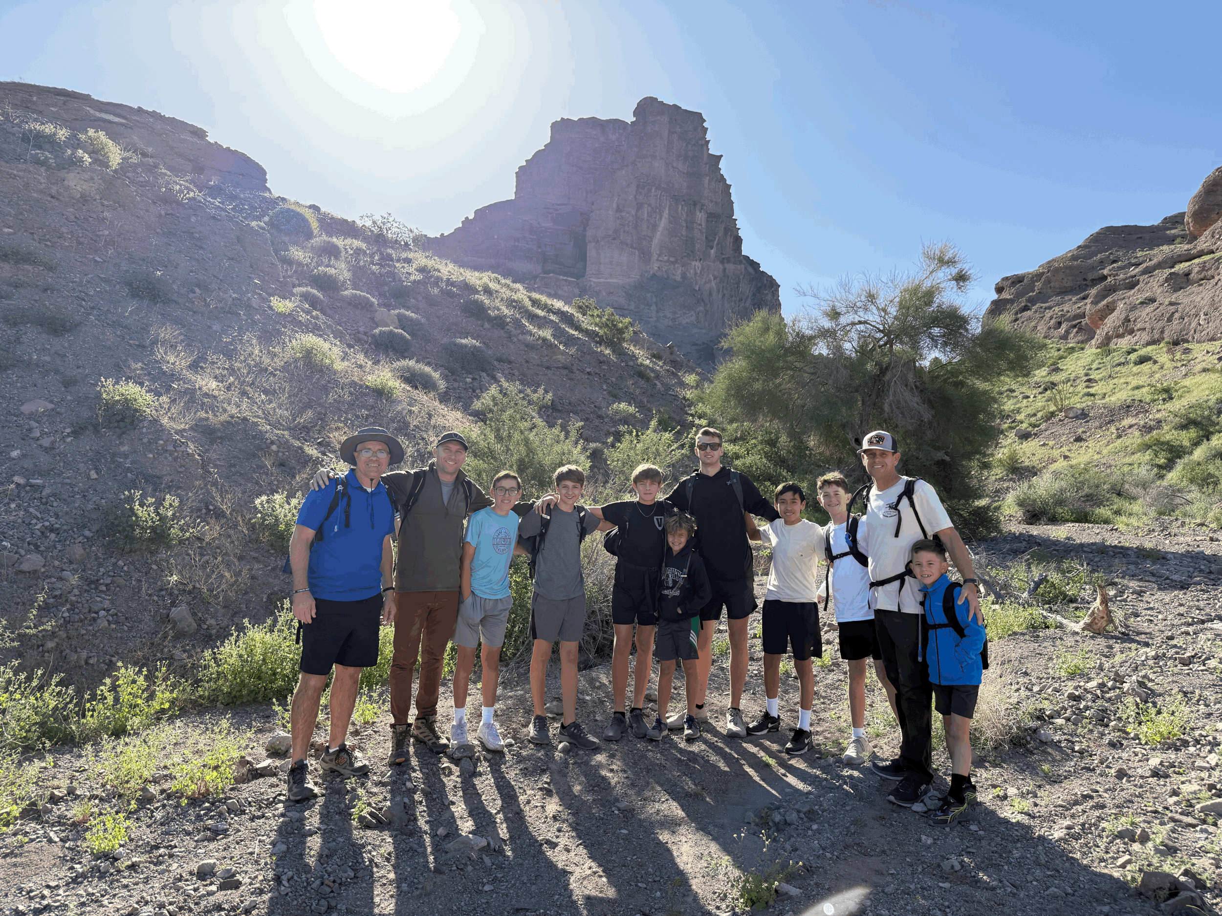 Valor hikes Picacho Peak