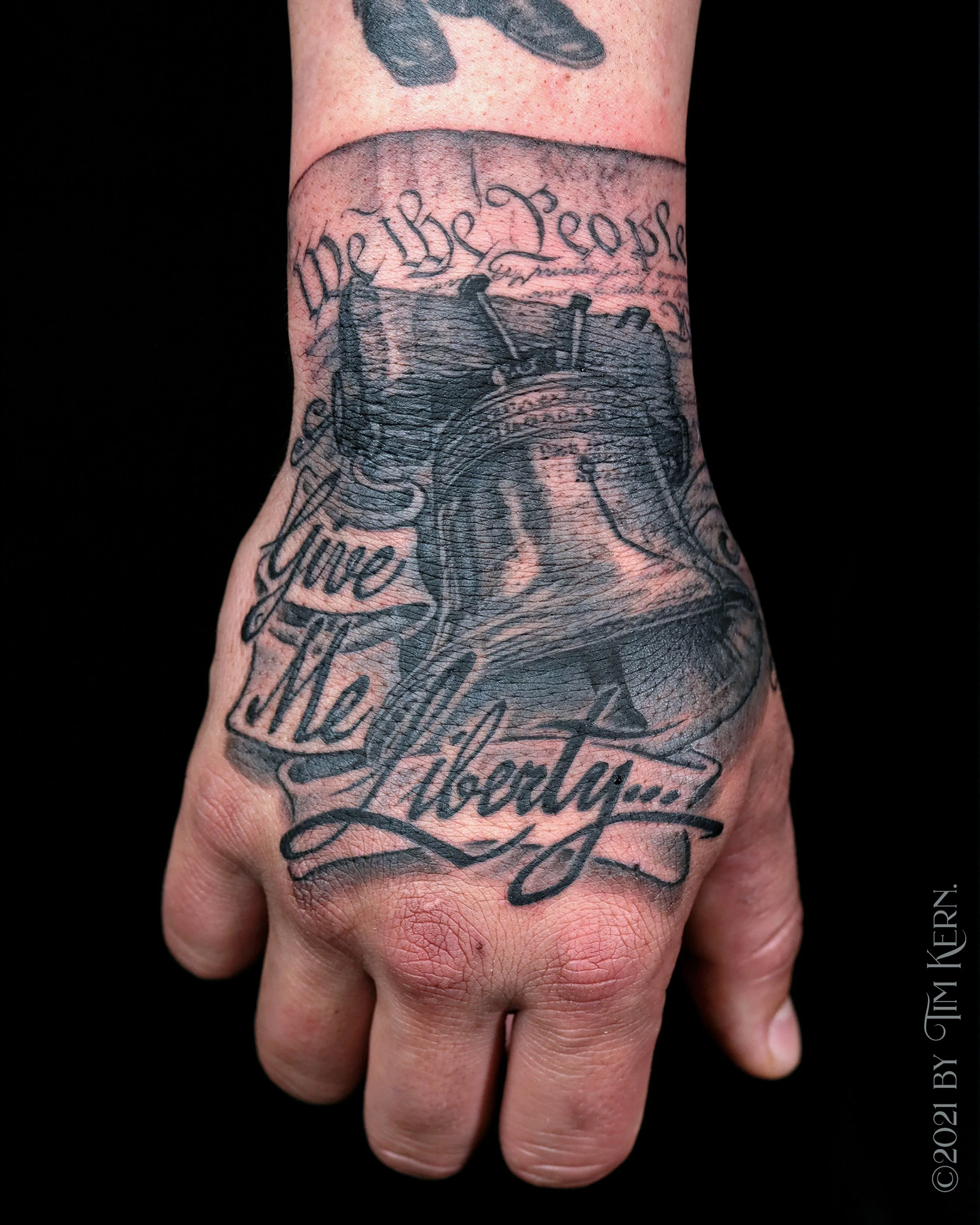 Family-Abe-Lincoln-Gettysburg-Address-Constitution-Patriotic-Military-Memorial-Realism-Tattoo2.jpg