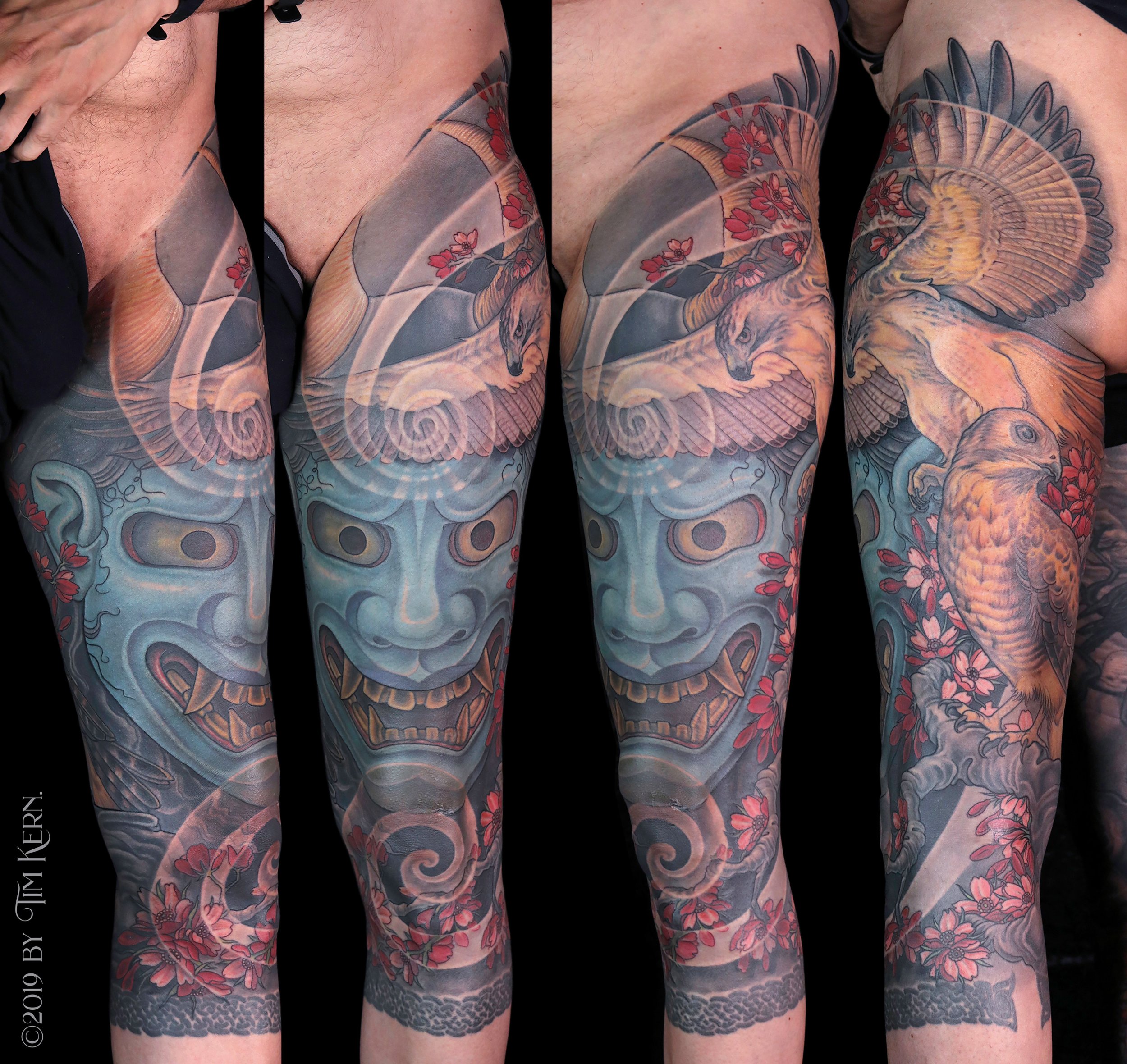 Hannya-Hawk-Cherry--Blossoms-Leg-Sleeve-Tattoo.jpg