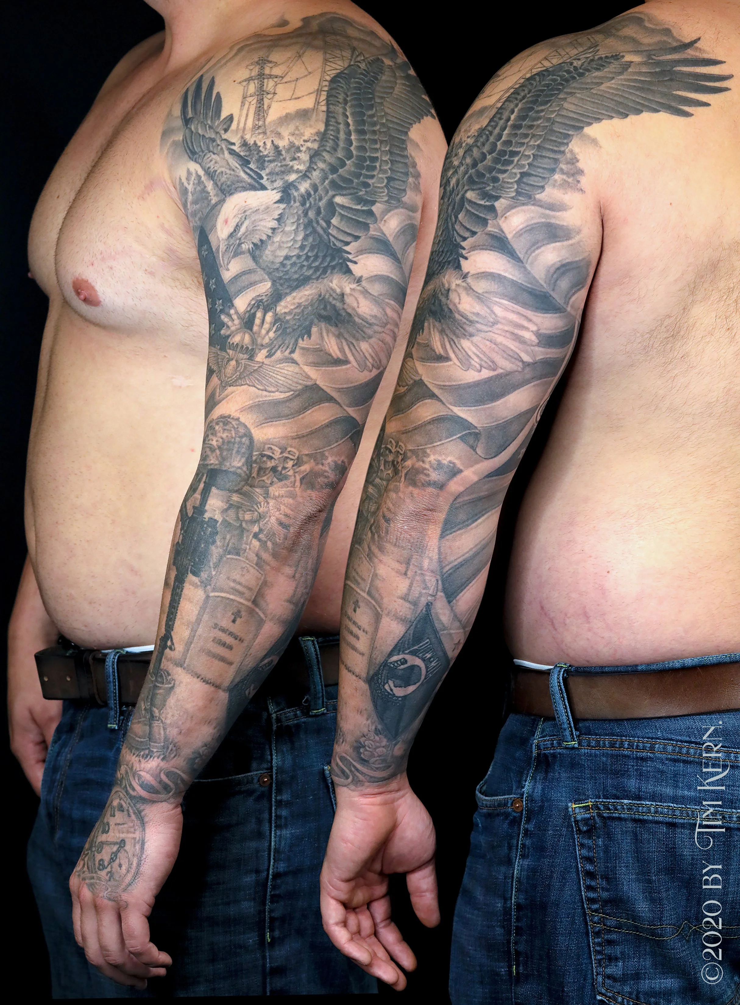 Family-Veteran-Soldier-Military-Pocketwatch-Eagle-Flag-Patriotic-Memorial-Lineman-Sleeve-Realism-Tattoo2.jpg