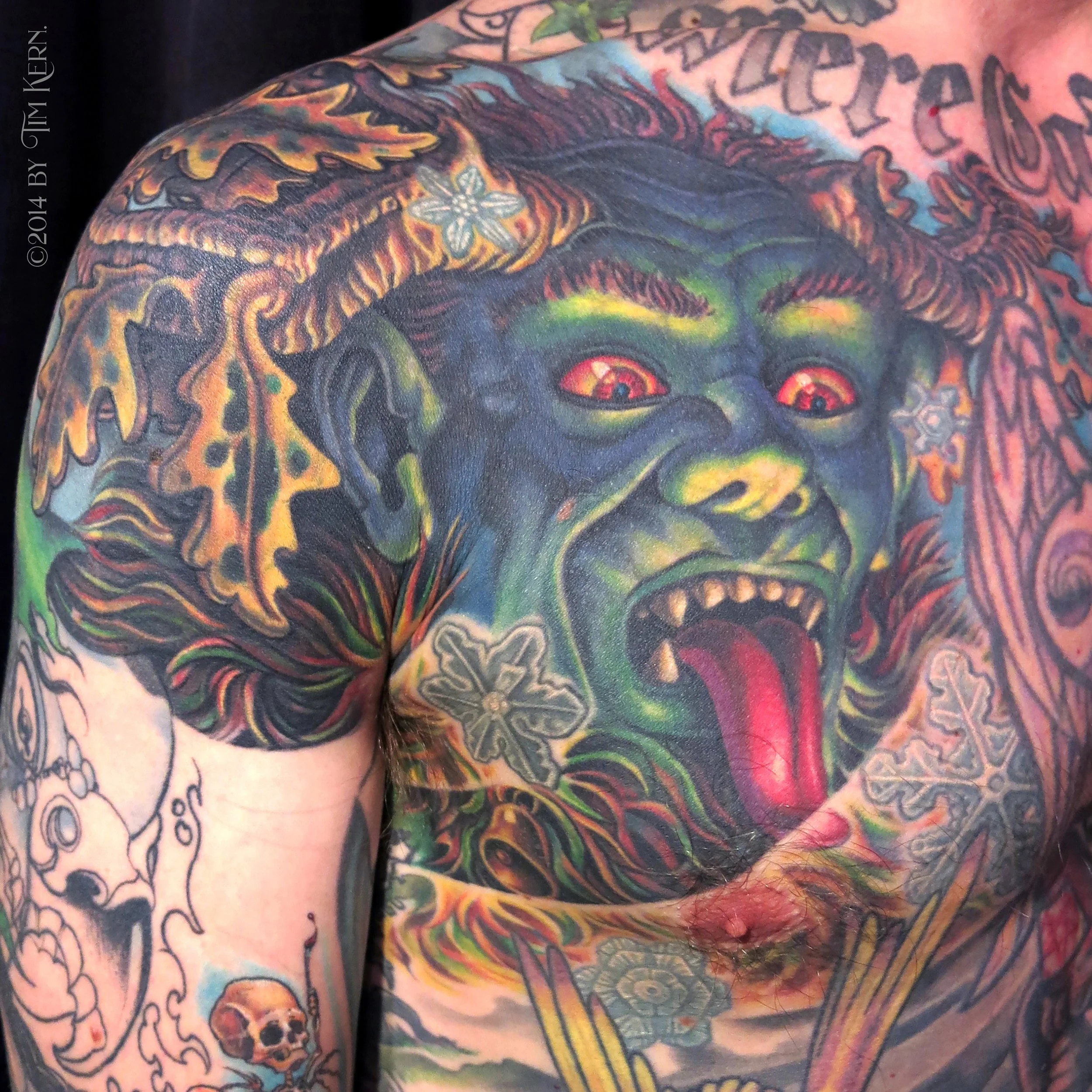 Krampus-Snow-Snowflakes-Coverup-Chestpiece-Tommy-Helm-Fall-Leaves-Tattoo.jpg
