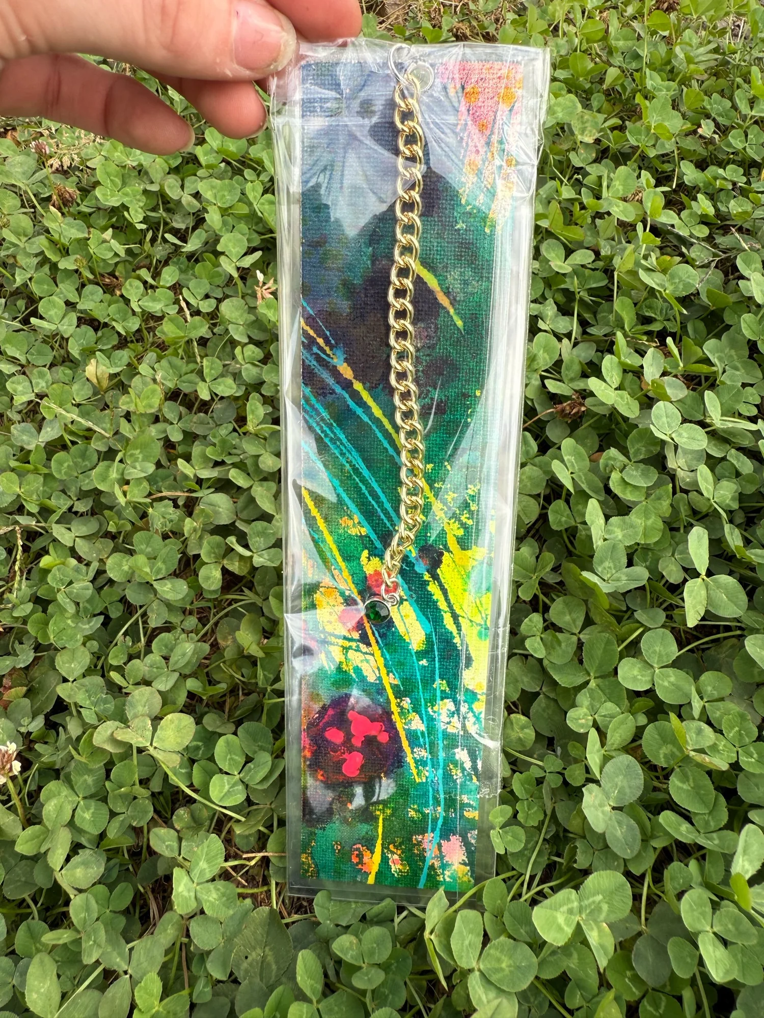 Bookmark- Green Gem Charm — Cip of Joelle