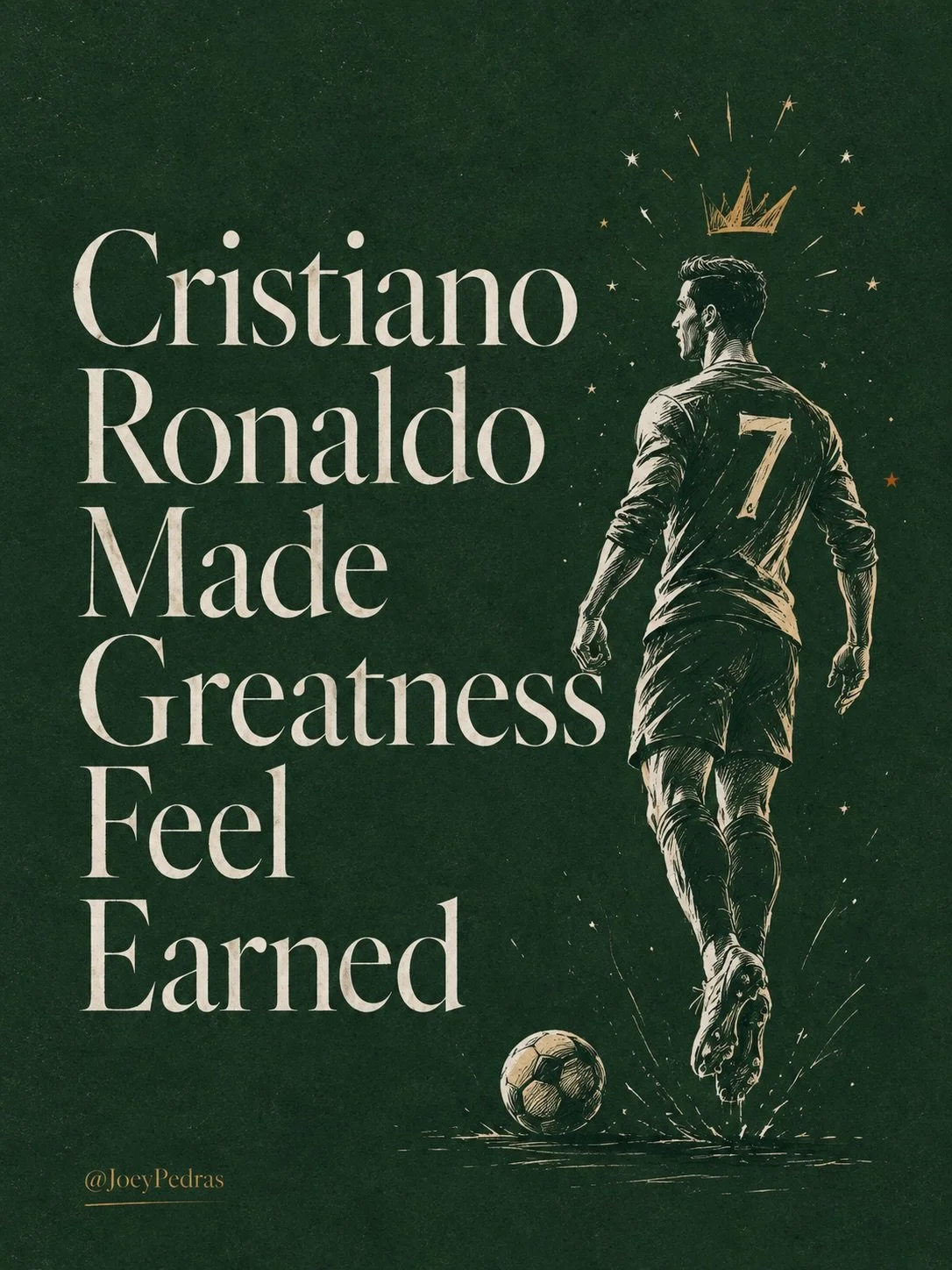 Cristiano Ronaldo&rsquo;s legacy was never just about goals.

It was about how CR7 changed modern football by making discipline, ambition, and longevity feel visible. From Manchester United to Real Madrid, Juventus, Portugal, the Champions League, an