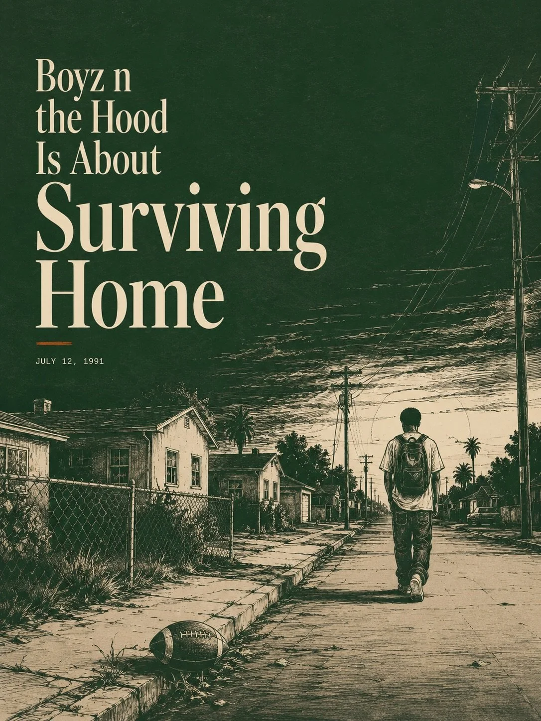 Boyz n the Hood isn&rsquo;t only about escaping violence. It&rsquo;s about what escape costs when the place hurting you is also where your friends, history and identity live. Tre survives because he&rsquo;s given a way out, but leaving can still feel