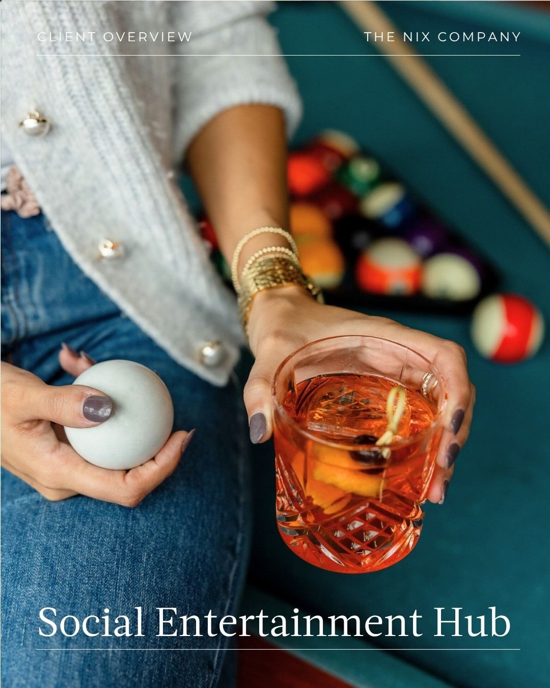Through our work with this Dallas entertainment hub, we've executed a strong content strategy that captures every bite, sip, and game.🎱🍸 

The results speak for themselves: 
⭐️Refreshed social content full of color, motion, and fun
⭐️Thoughtfully c
