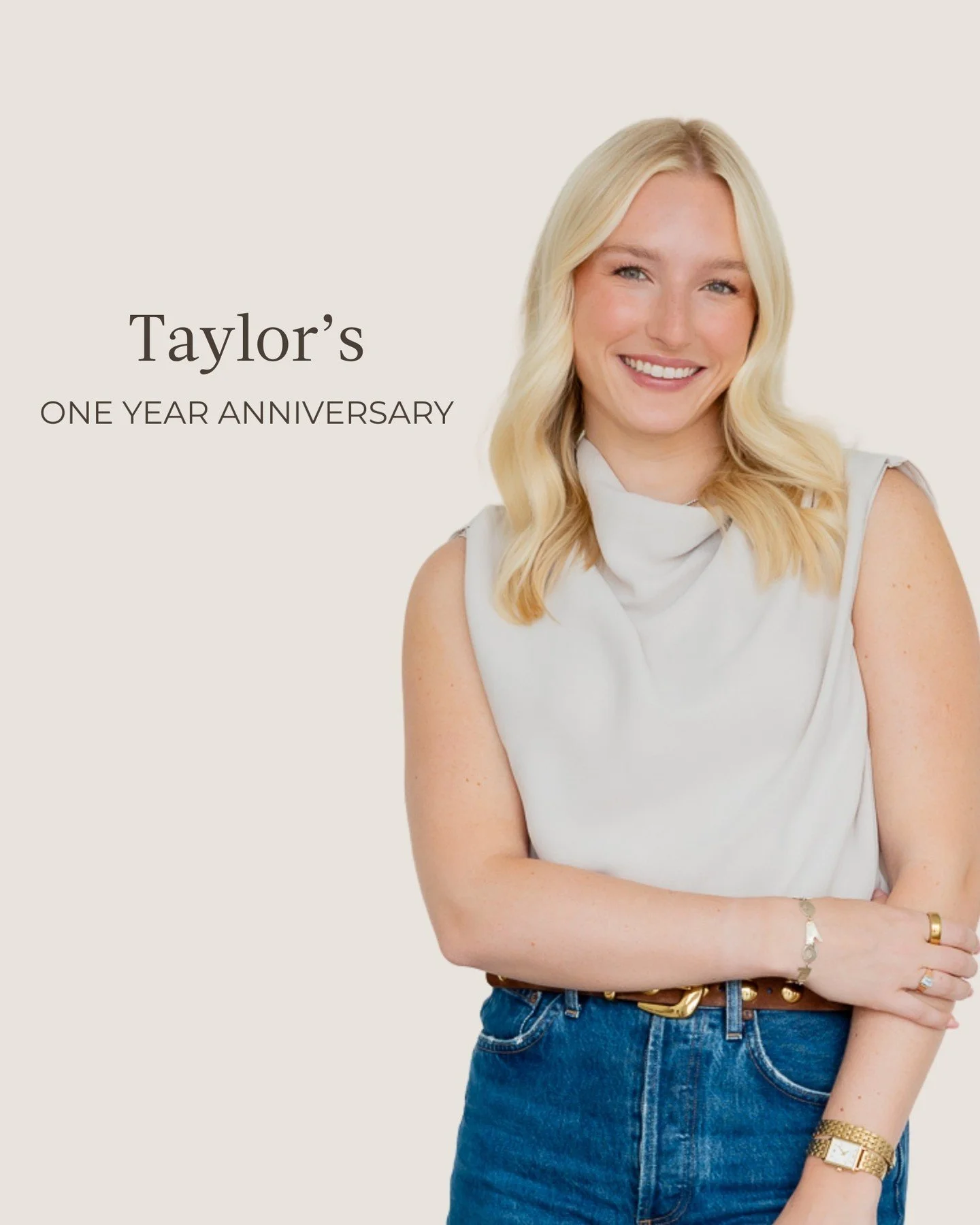 Today we&rsquo;re celebrating one year with our incredible Marketing Manager, Taylor! ✨

Over the past year, Taylor has been the driving force behind our successful campaigns, client communication, mastering deadlines, and so much more! Not to mentio