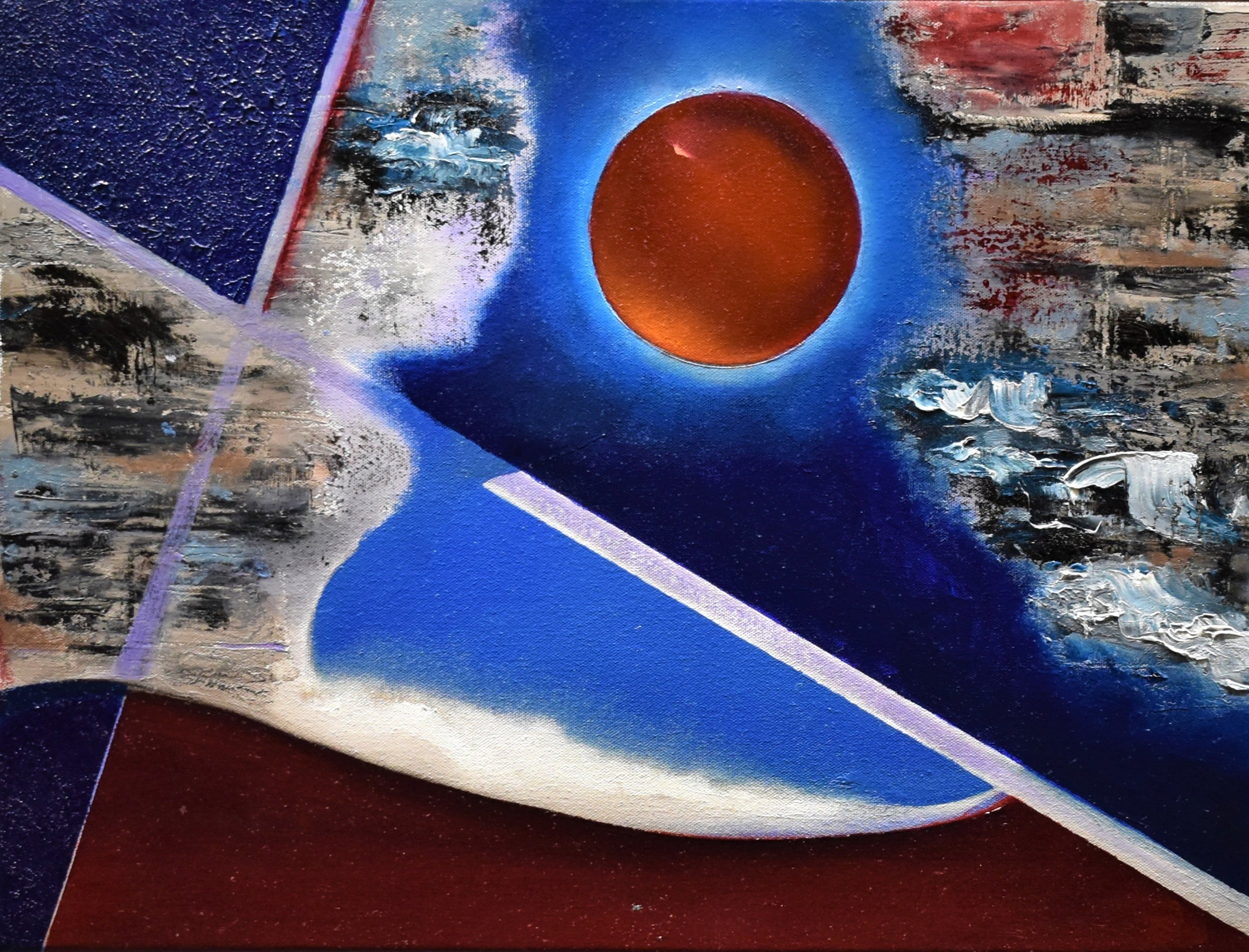 Abstract Study 5 (16 in. x 22 in.)  $375 Framed