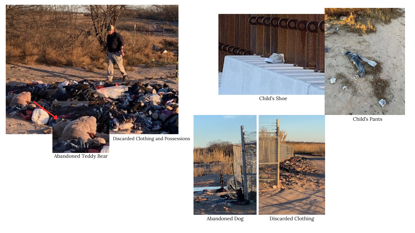 Discarded Personal Items and Pets at the TX Border.png