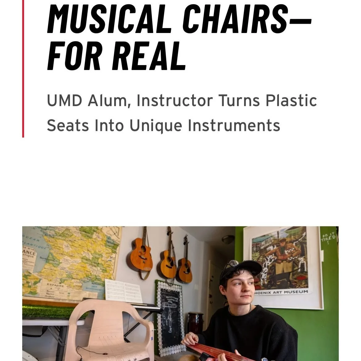 The chairs also got a sweet write up this week in Maryland Today! I am very grateful for those things we put our butts in and the people attached to those butts.