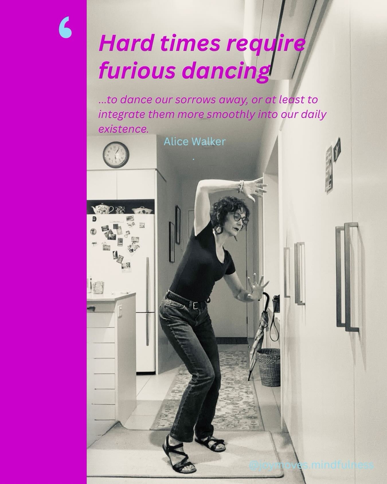 &lsquo;[We] created a spirited line dance that assured me that, though we have all encountered our share of grief and troubles, we can still hold the line of beauty, form, and beat &mdash; no small accomplishment in a world as challenging as this one