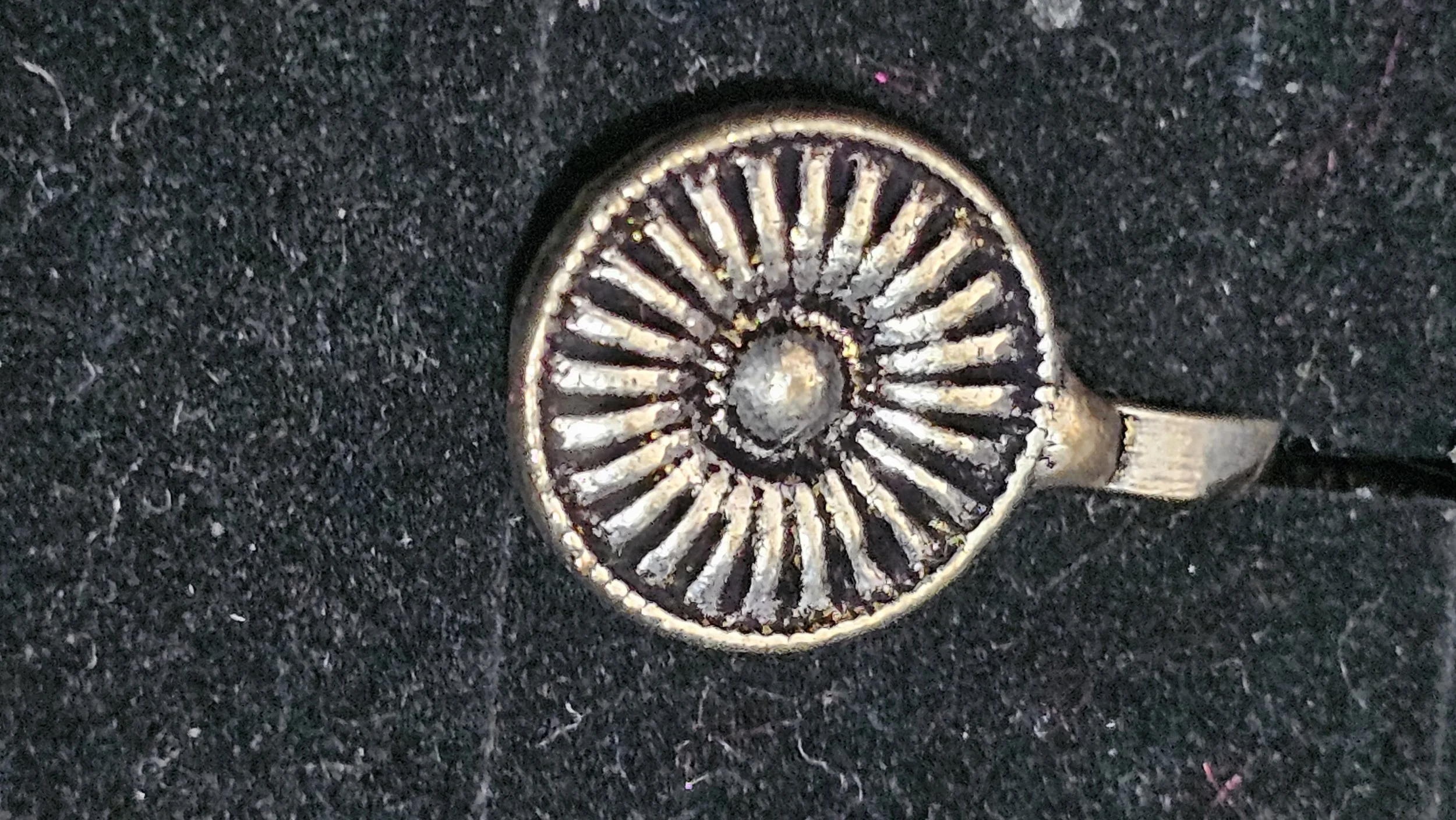 Nose Clip - Silver Round