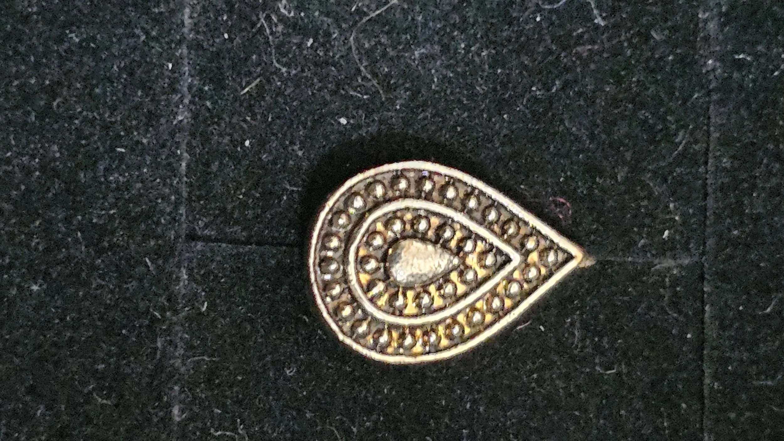 Nose Clip - Silver Rain Drop