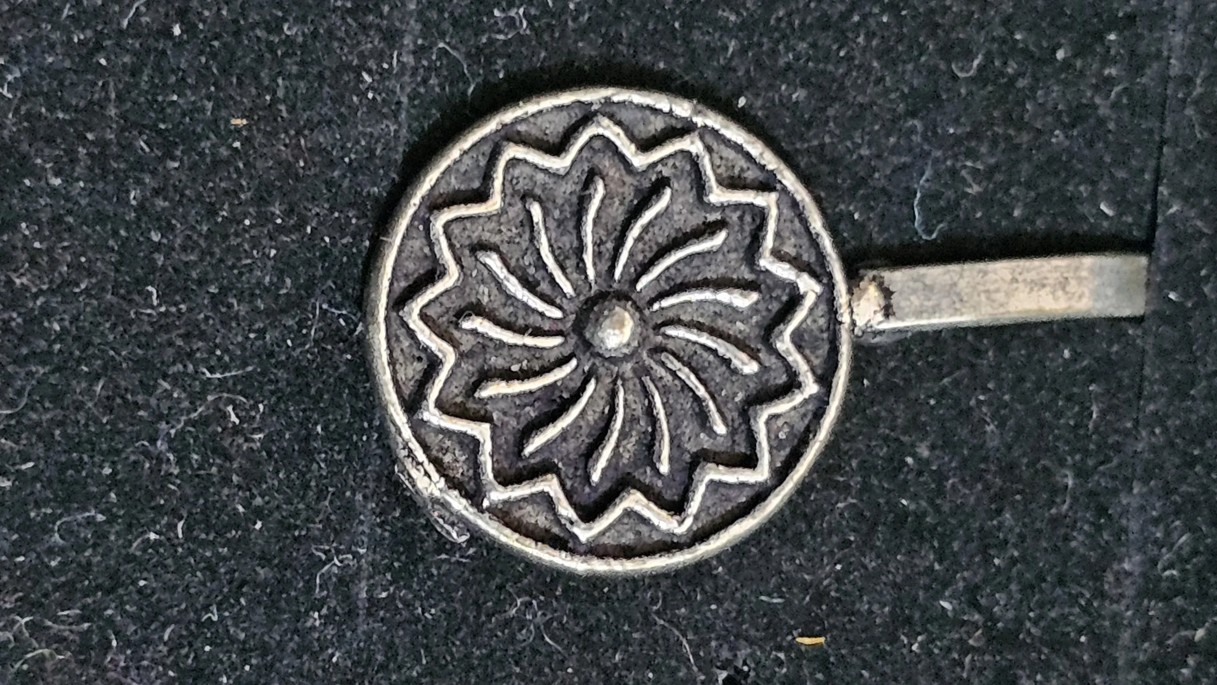 Nose Clip - Silver Round Flower