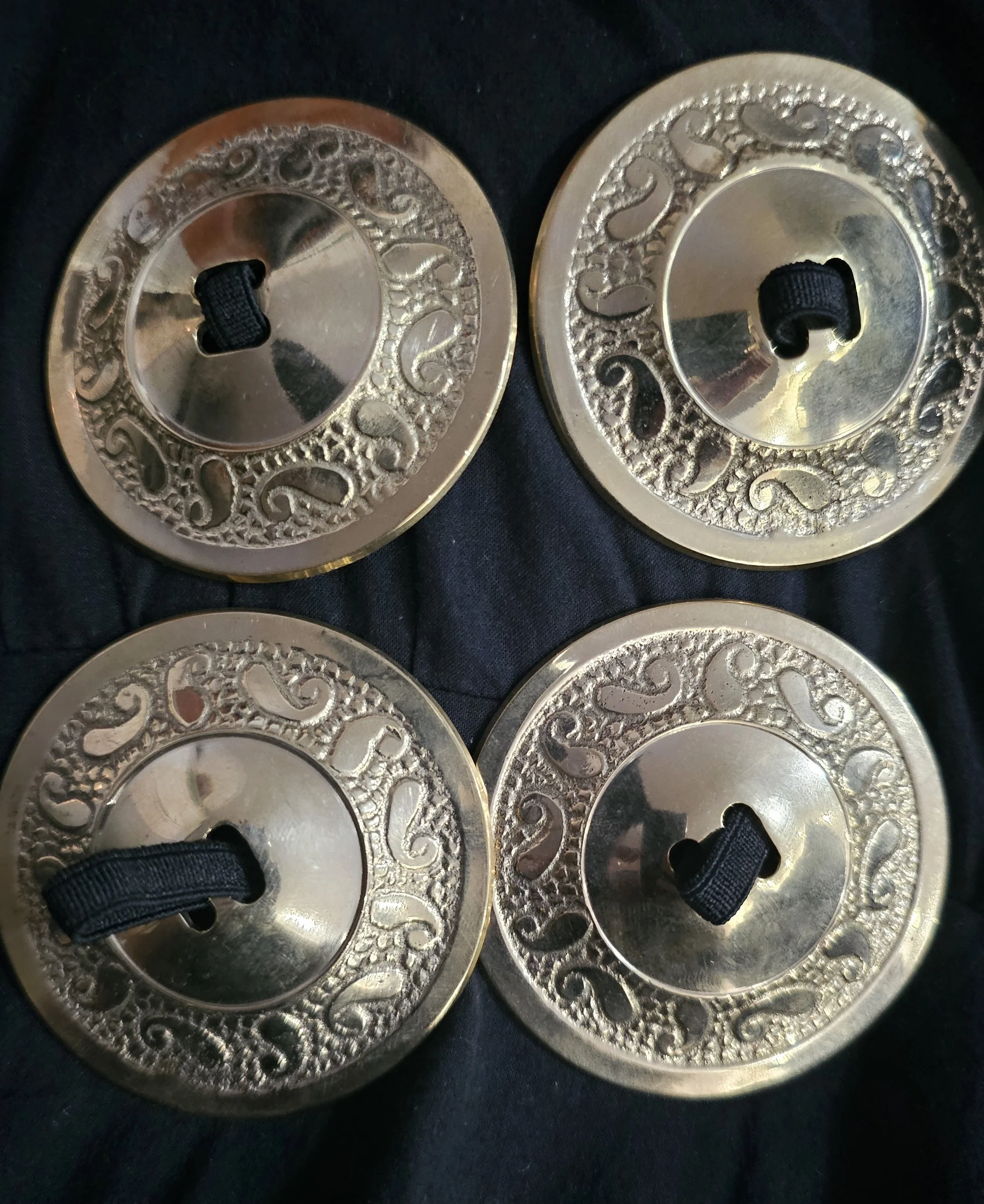 Finger Cymbal Golden Swirl Zills